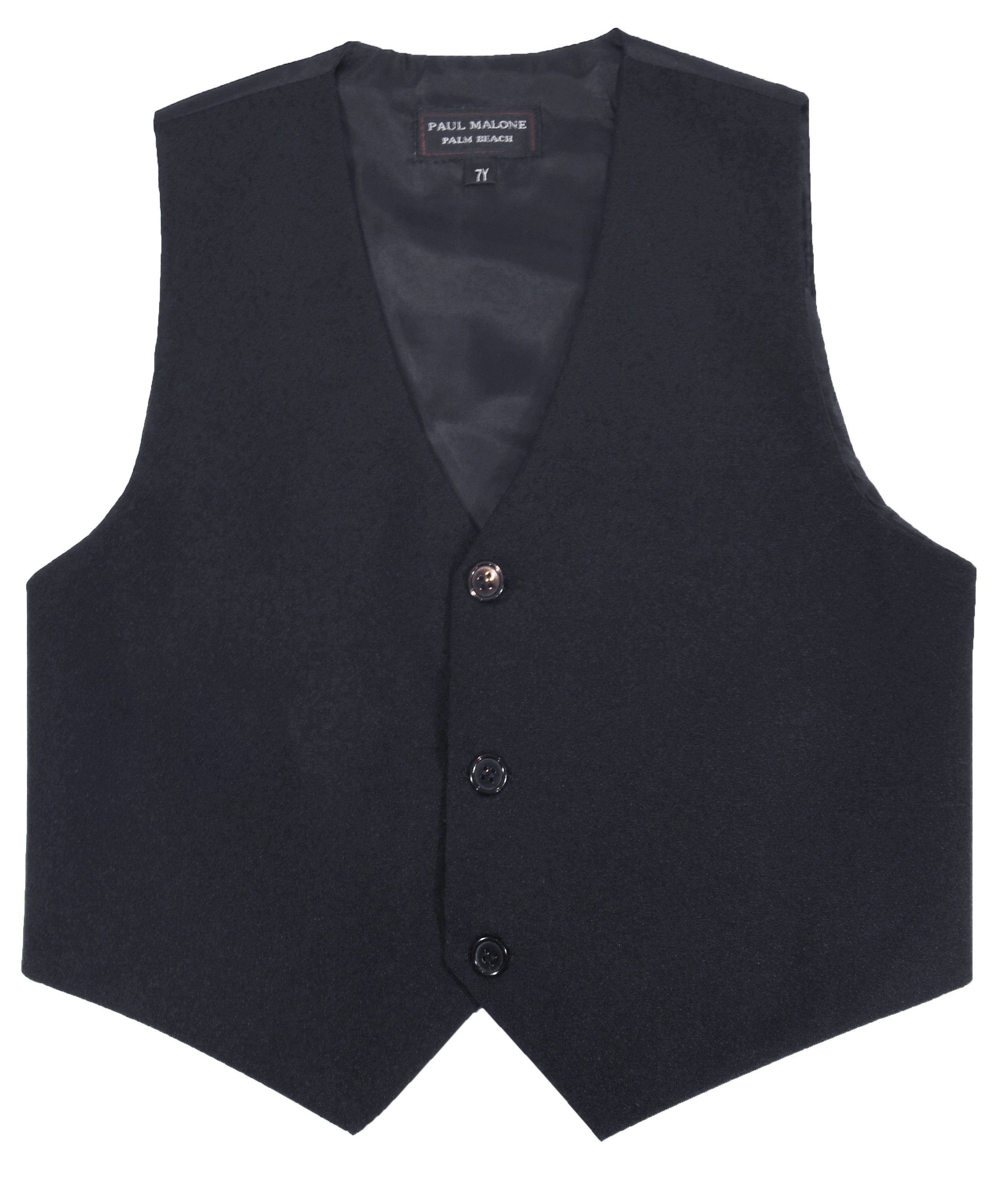 Paul Malone Anzugweste Elegante Jungenweste Anzug Weste für Jungs blau dunkelblau Kinderweste-KA60, Gr. 86