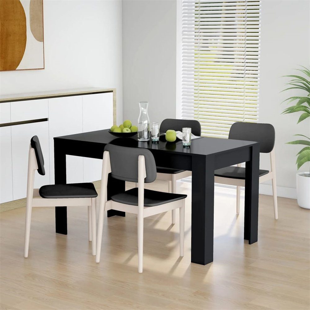 DOTMALL Esstisch Esstisch Schwarz,140x74,5x76 cm, Holzwerkstoff günstig online kaufen
