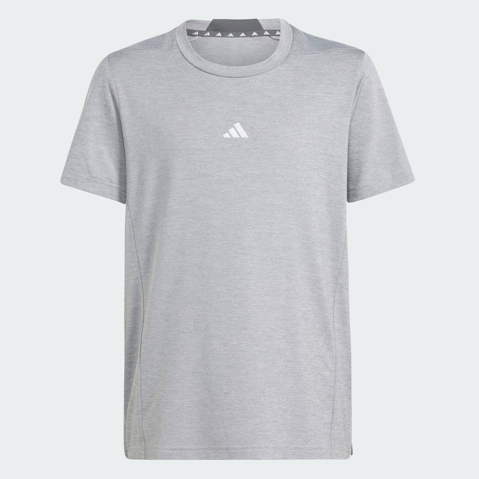 adidas Performance T-Shirt TRAINING AEROREADY HEATHER TEE KIDS Grey One / Grey Three / Grey Six / Reflective Silver