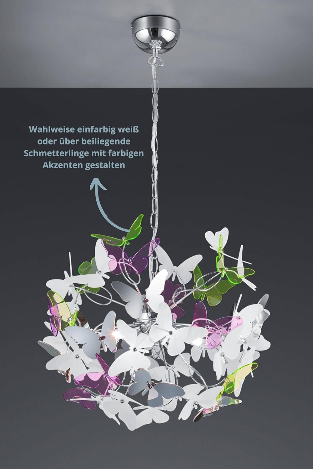 lightling Pendelleuchte Beverly, ohne Leuchtmittel, moderne, höhenverstellbare Pendellampe
