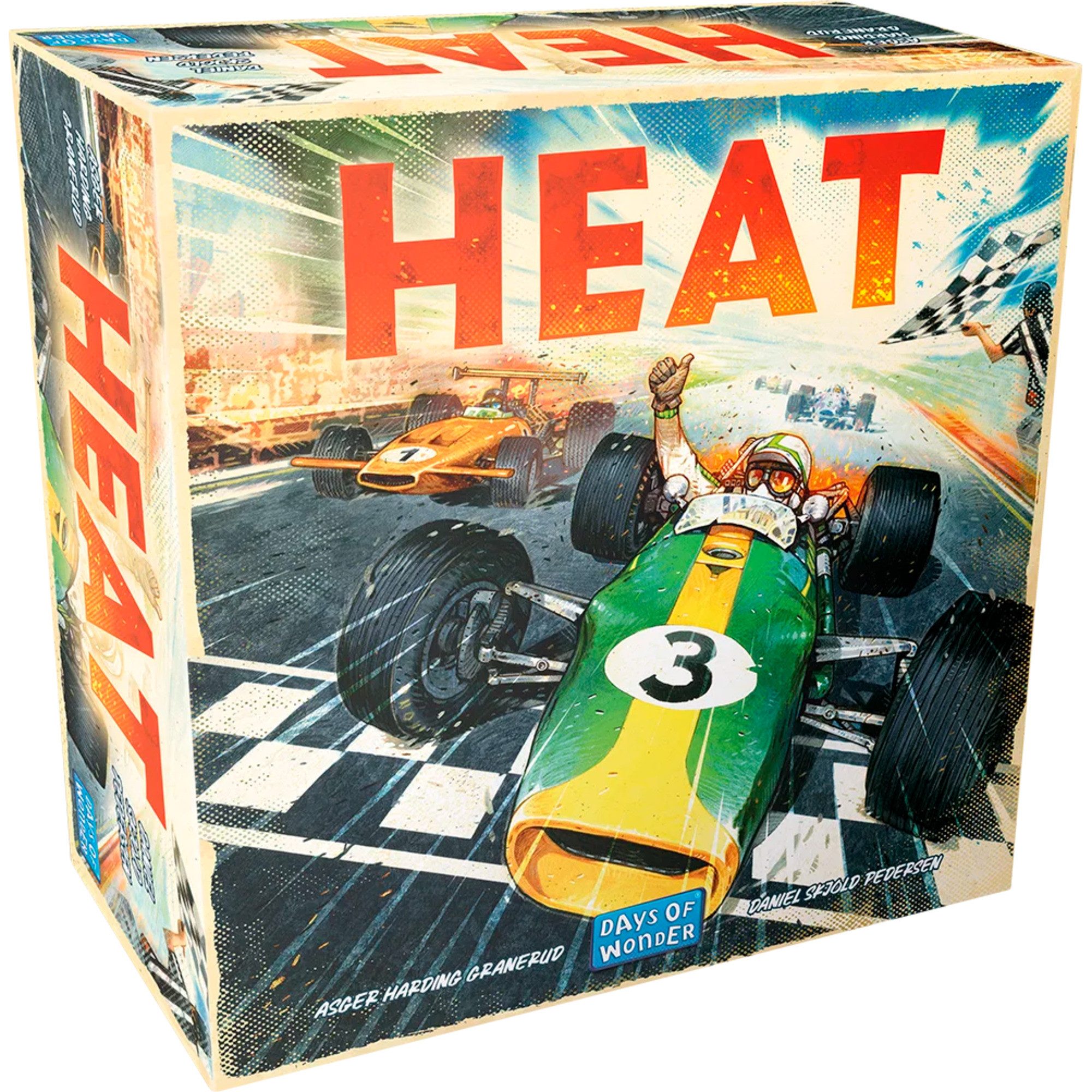 Asmodee Spiel Asmodee Heat, Brettspiel