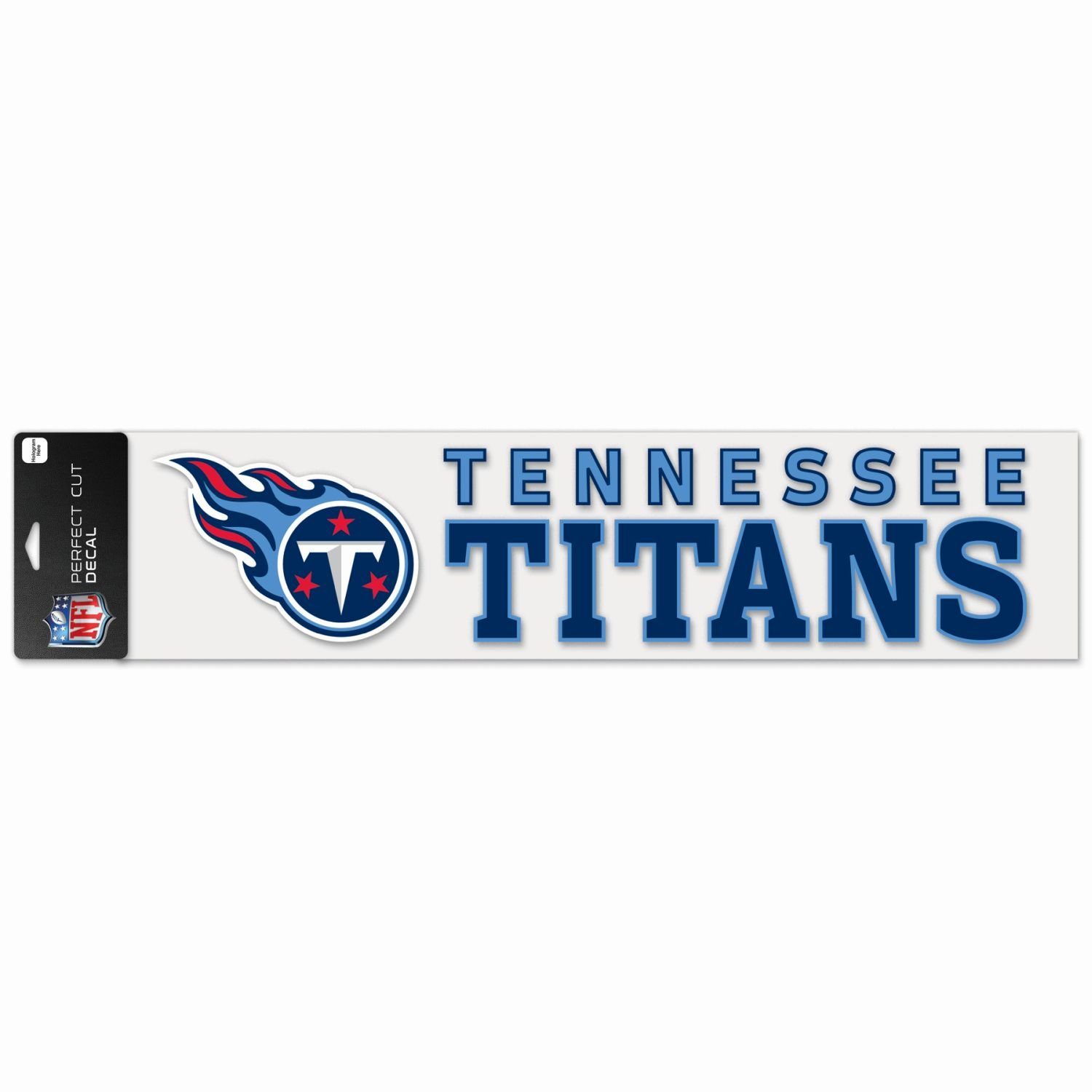 WinCraft Wanddekoobjekt Tennessee Titans 10x40cm Teams XXL NFL Cut Aufkleber Perfect