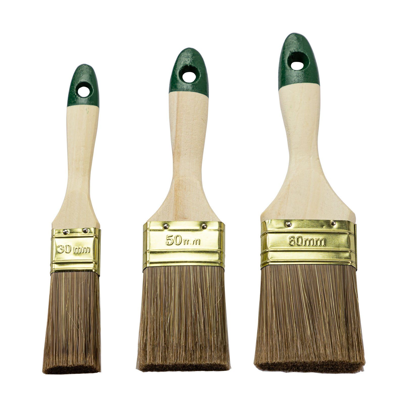 DEMA Flachpinsel Flachpinsel Set 3tlg