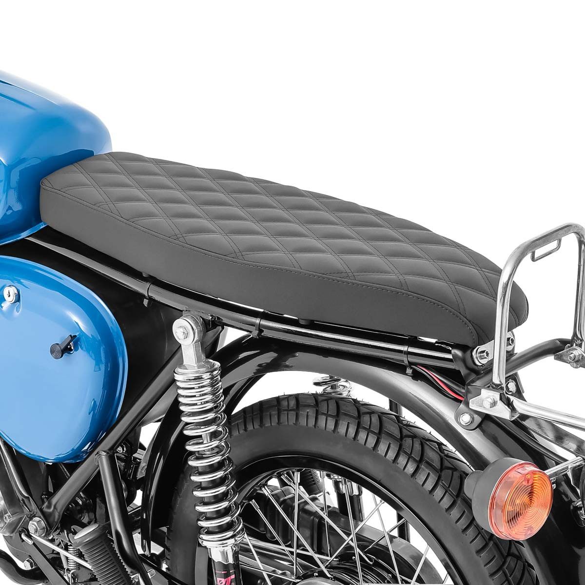 Craftride Sitzbank Gel Sitzbank flach VSG4 für Simson S50 S51 S70 Sitz