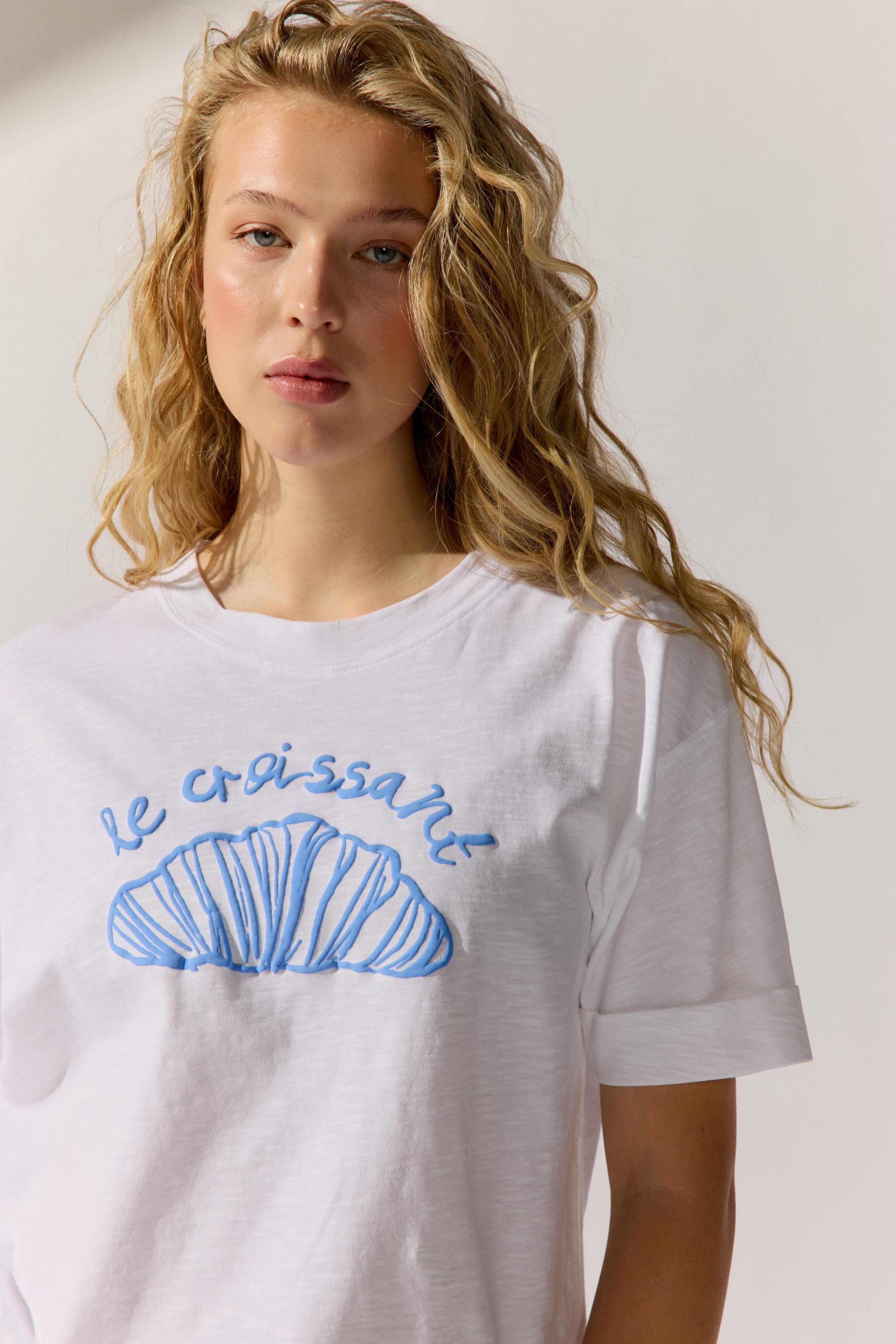 Katag AG Kurzarmshirt T-Shirt`Croissant`