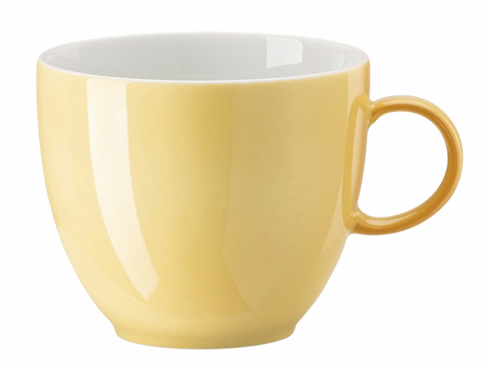 Thomas Porzellan Tasse Sunny Day Soft Yellow Kaffee-Obertasse 0,2 l, Porzellan, Tassen