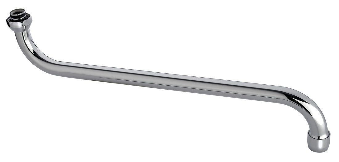 Aqualine Waschtischarmatur Wasserauslauf, 350mm, S-Form, Chrom Aqualine-15S140