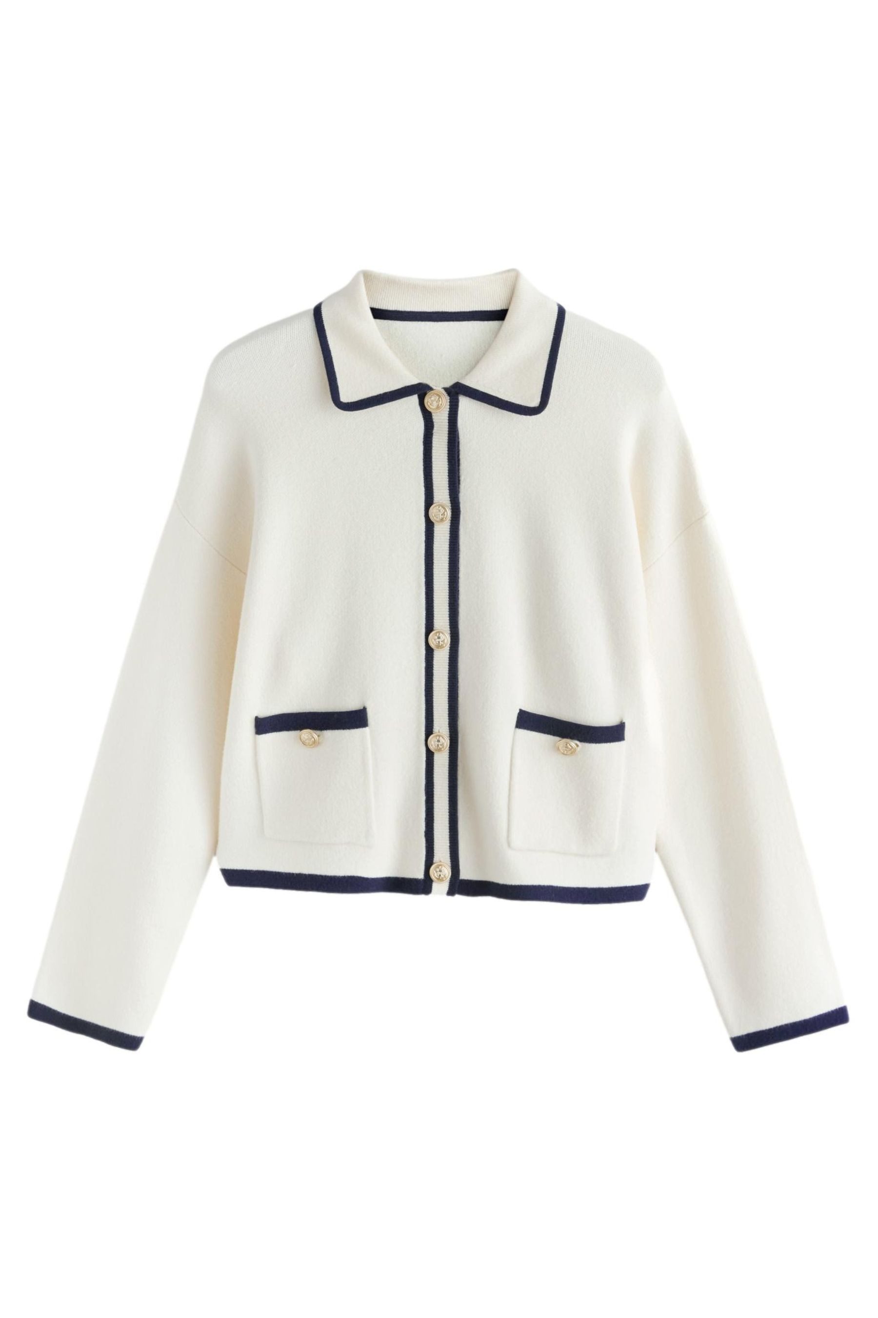 Strickjacke Laura Ashley geknöpfte, maritime Strickjacke