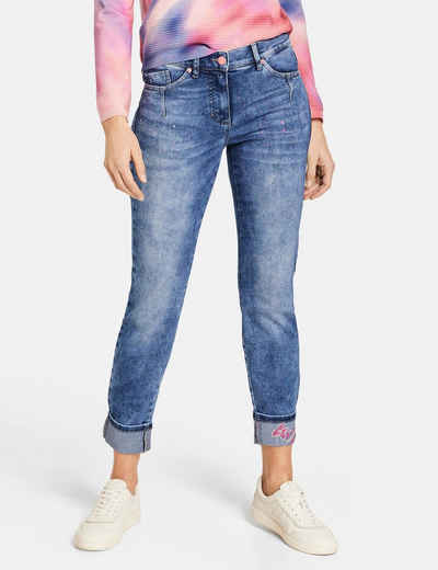 GERRY WEBER 7/8-Jeans Jeans SOLINE BEST4ME Cropped mit Saumaufschlag