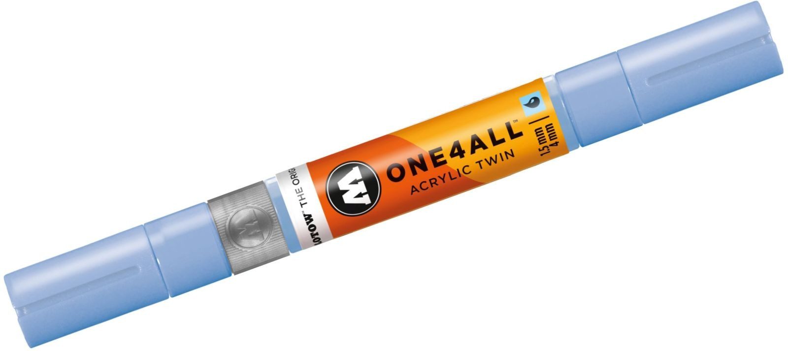 MOLOTOW Permanentmarker Permanentmarker One4All Acrylic Twin nachfüllbar 1,5 und 4mm keramik h