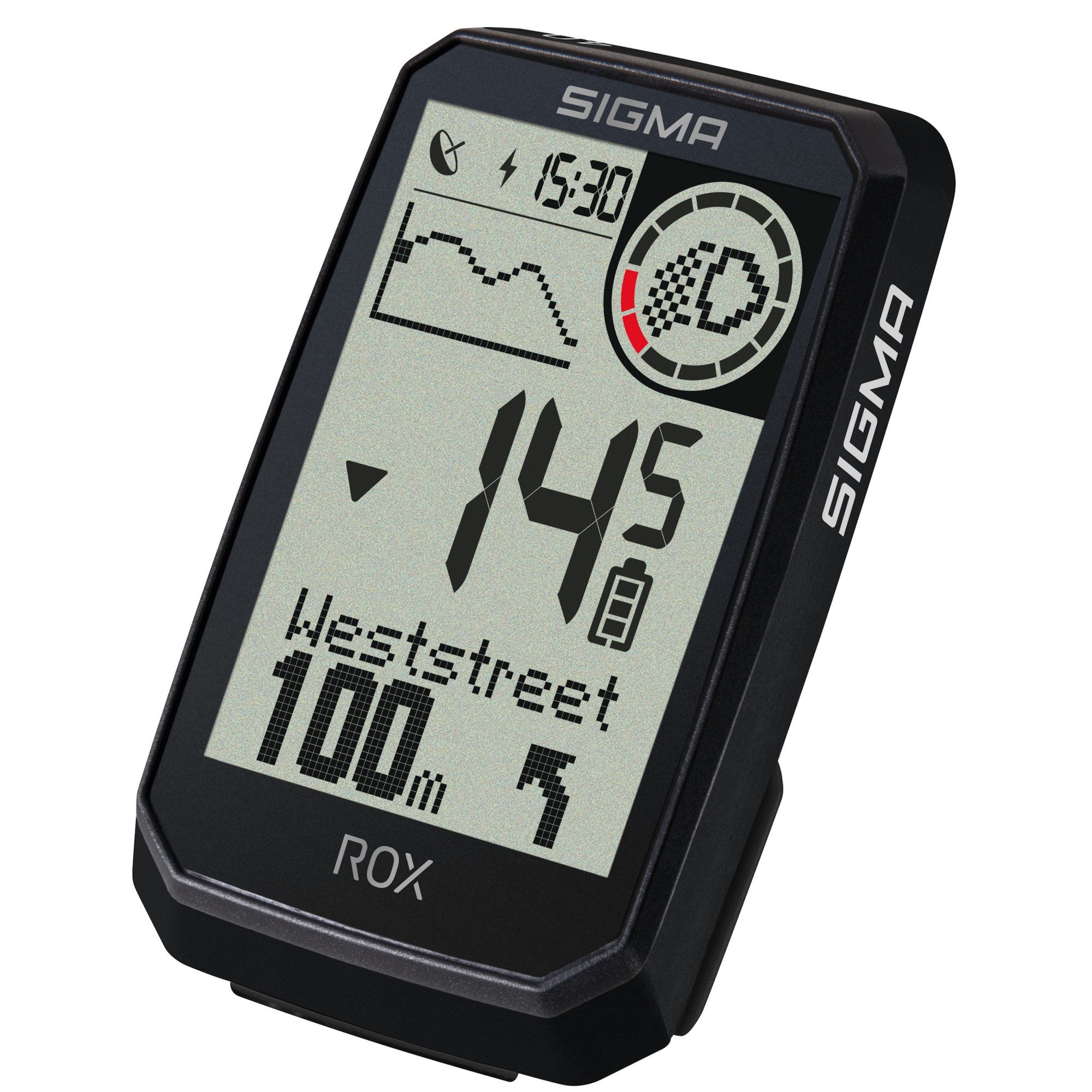 SIGMA Fahrradcomputer Rox 4.0 Endurance 01066 41 Stunden Akkulaufzeit GPS Navi Fahrradtacho