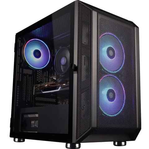 Kiebel Raptor V Gaming-PC (AMD Ryzen 5 AMD Ryzen 5 5600G, RTX 4060, 32 GB RAM, 1000 GB SSD, Luftkühlung, ARGB-Beleuchtung, WLAN)
