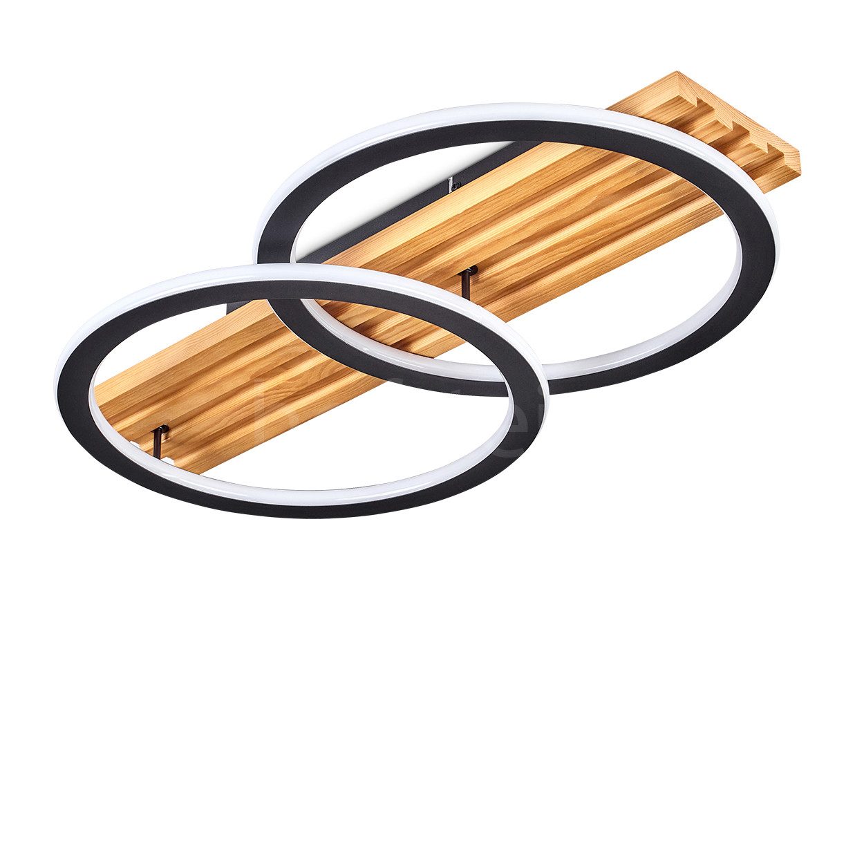 hofstein Deckenleuchte moderne Deckenlampe aus Holz/Metall/Kunststoff günstig online kaufen