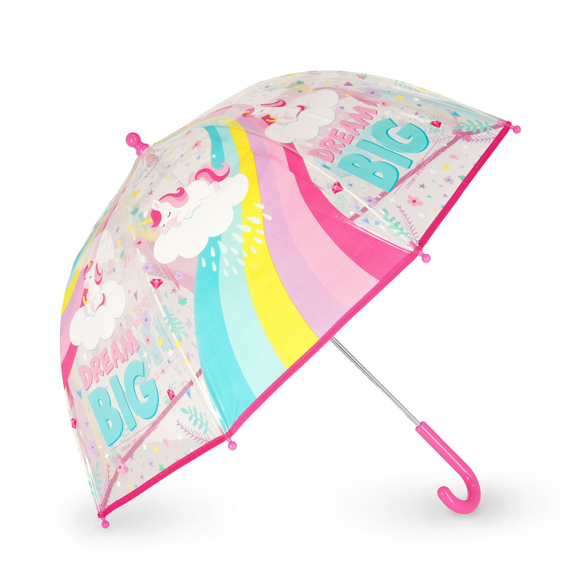 Legami Stockregenschirm LEGAMI Kinder Regenschirm Dancin In The Rain UNICORN Einhorn