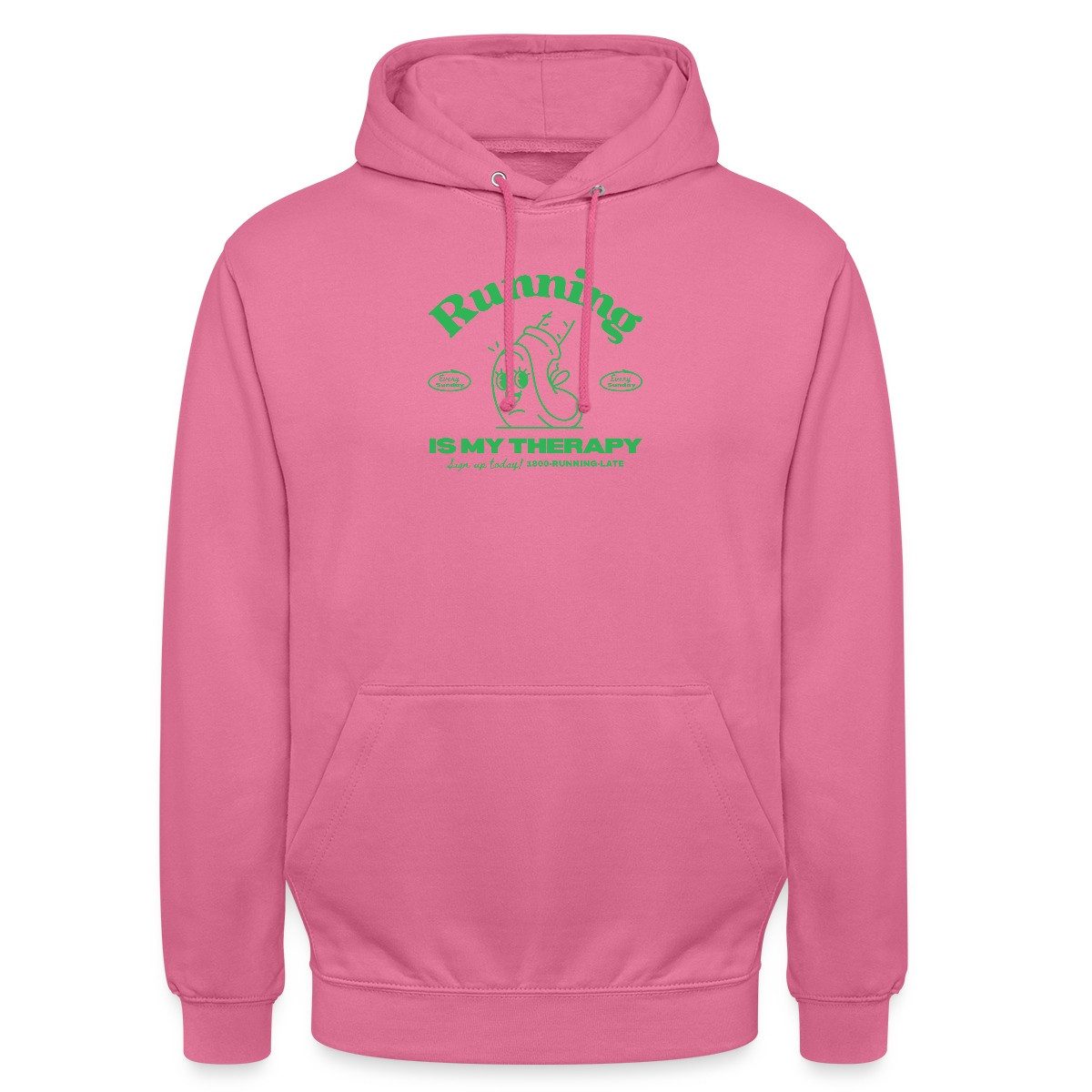 Spreadshirt Hoodie Running Club Design Unisex Hoodie (1-tlg)