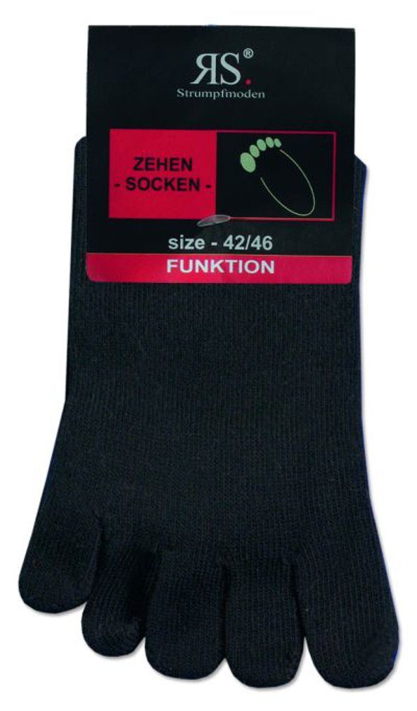 Riese Strümpfe Zehensocken Zehentrenner Socken mit Bunten Zehen, 2 Paar