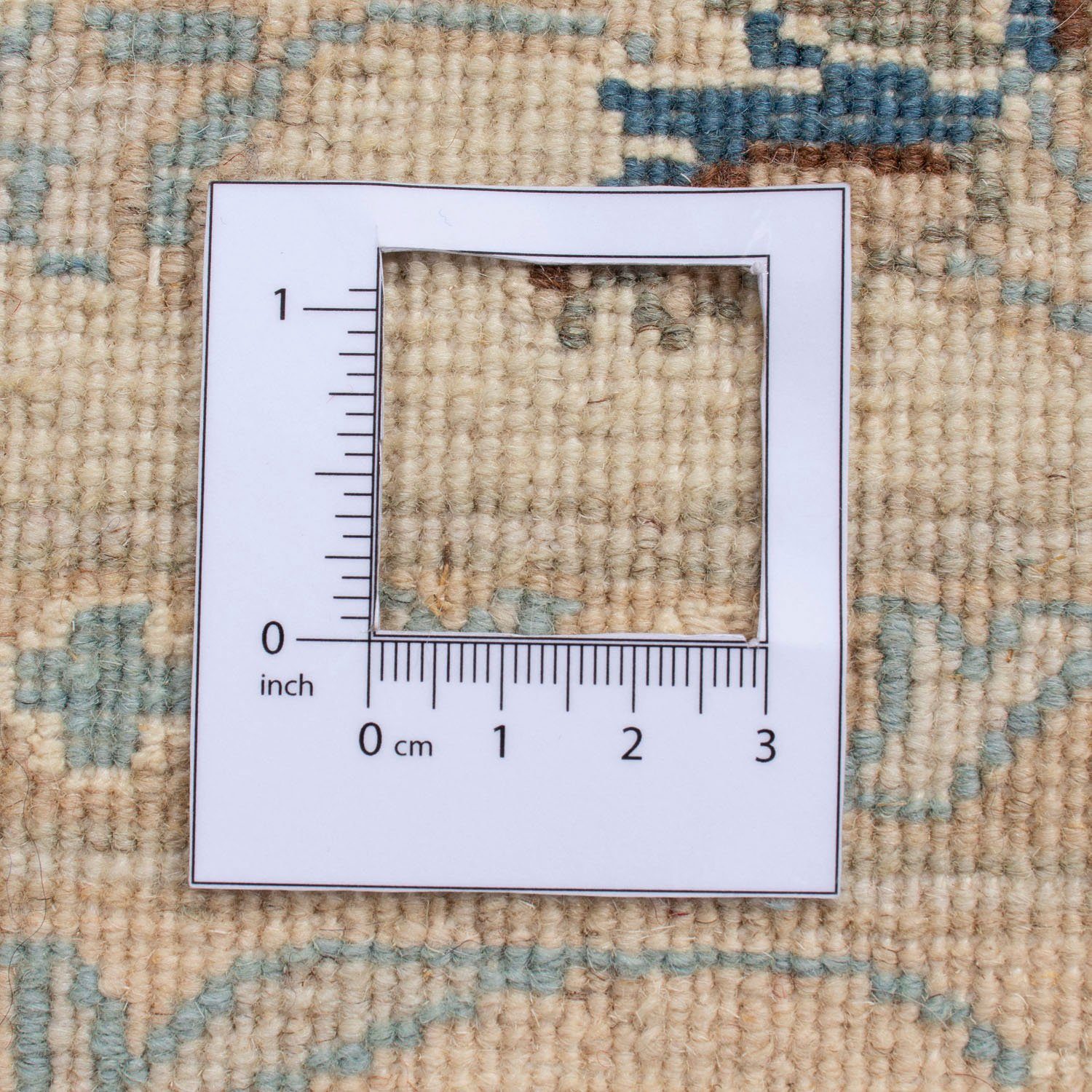 rund, 6 mm, x Unikat Wollteppich Medaillon morgenland, Höhe: 9la cm, scuro Nain 292 292 Rosso - Zertifikat mit