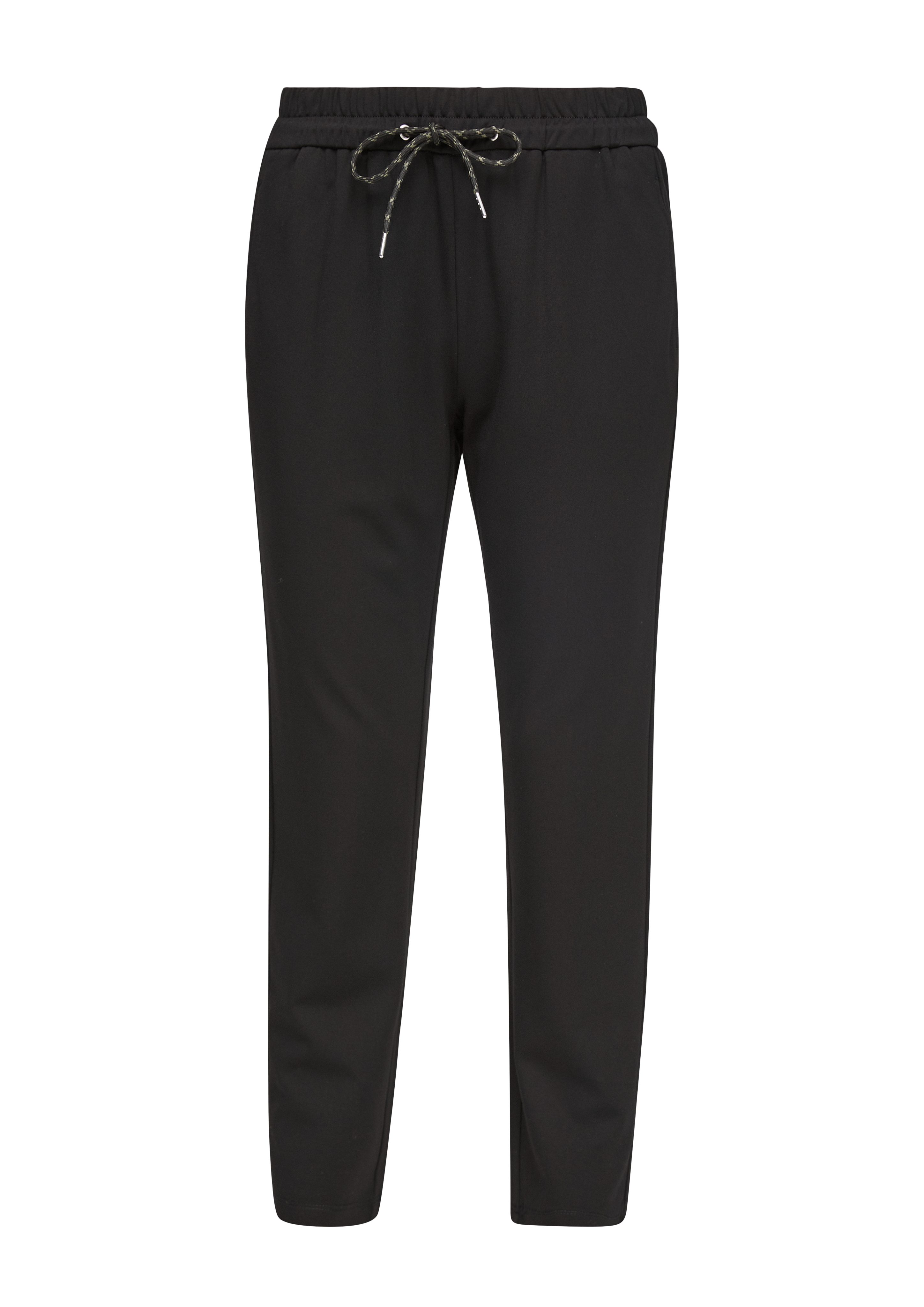 7/8-Hose Regular Interlock-Jogpants black s.Oliver Fit: