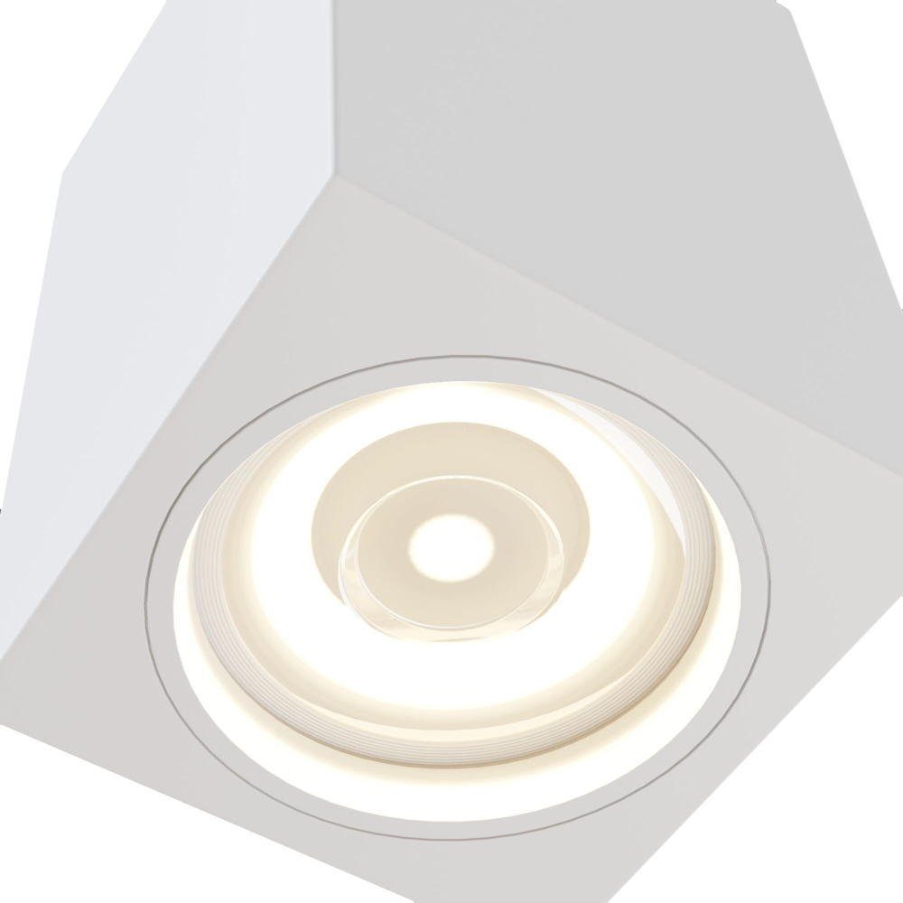 Maytoni Deckenleuchte Deckenleuchte Alfa in Deckenlampe, Nein, Angabe, Deckenlicht enthalten: Weiß warmweiss, GU10 Deckenbeleuchtung, Leuchtmittel rund, keine