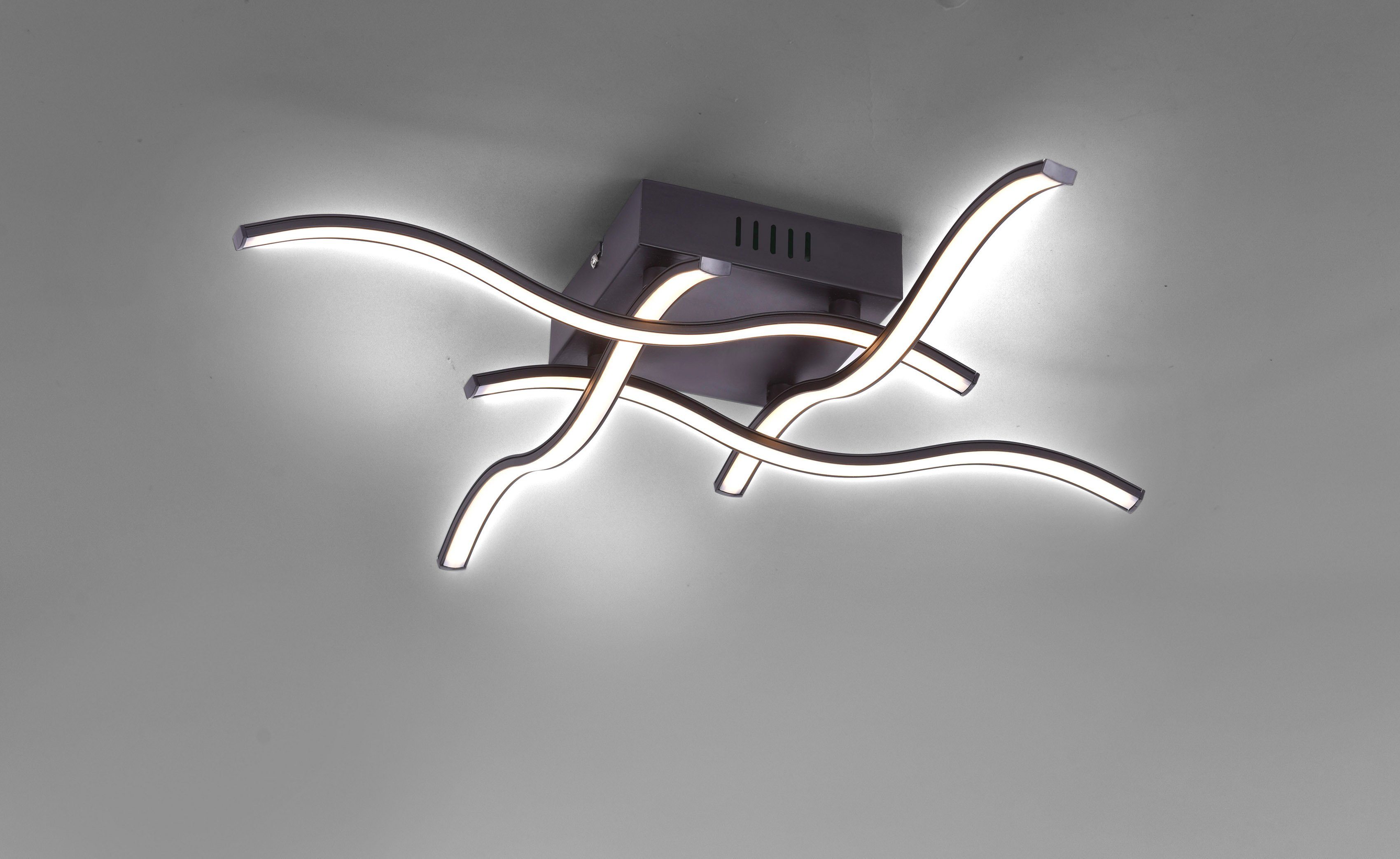LED LED Deckenlampe Direkt WAVE, Leuchten fest Warmweiß, Deckenleuchte LED integriert,