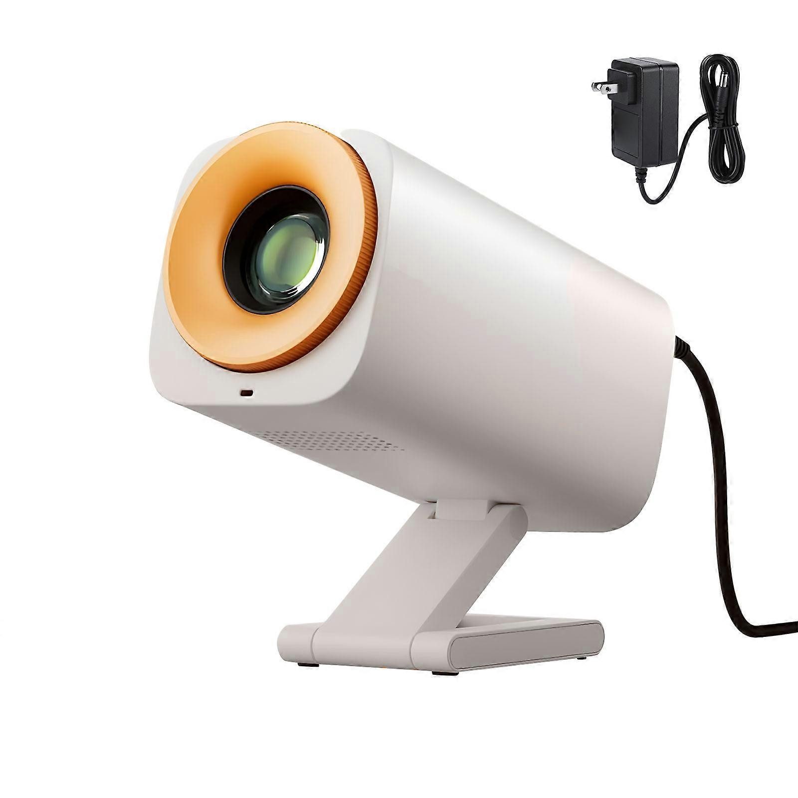Blossom Tragbarer Projektor Beamer V16, 1080p, 4K, Android 13, WiFi 6, BT 5.0 Beamer (8000 lm, 15–150 Zoll Projektor, 8000 Lumen LED, Faltbarer, für Indoor Outdoor)