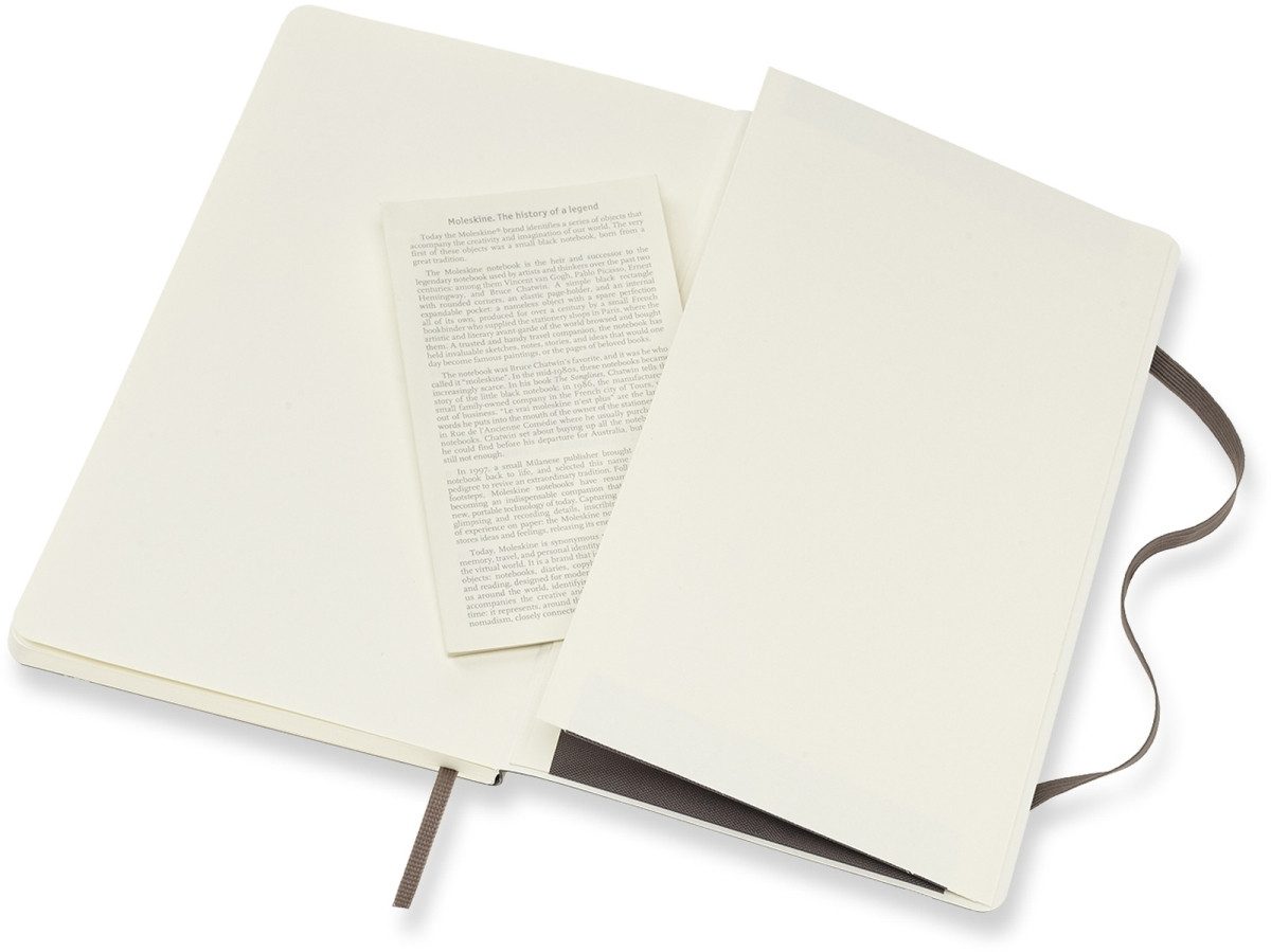 Notizbuch Notizbuch Large A5 liniert Softcover erdbraun