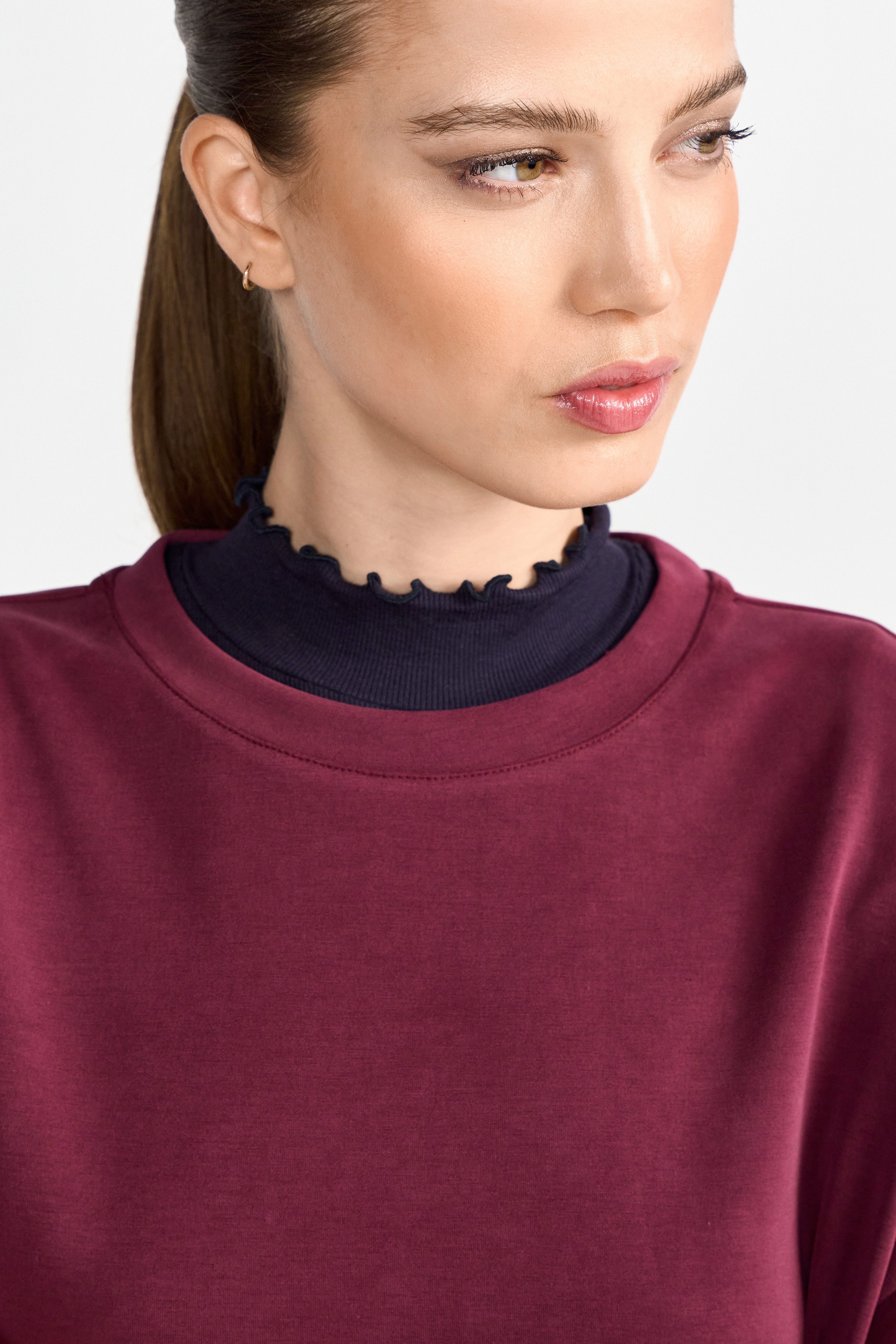 RICHROYAL Sweatshirt aus weicher, fester, gepeachter günstig online kaufen