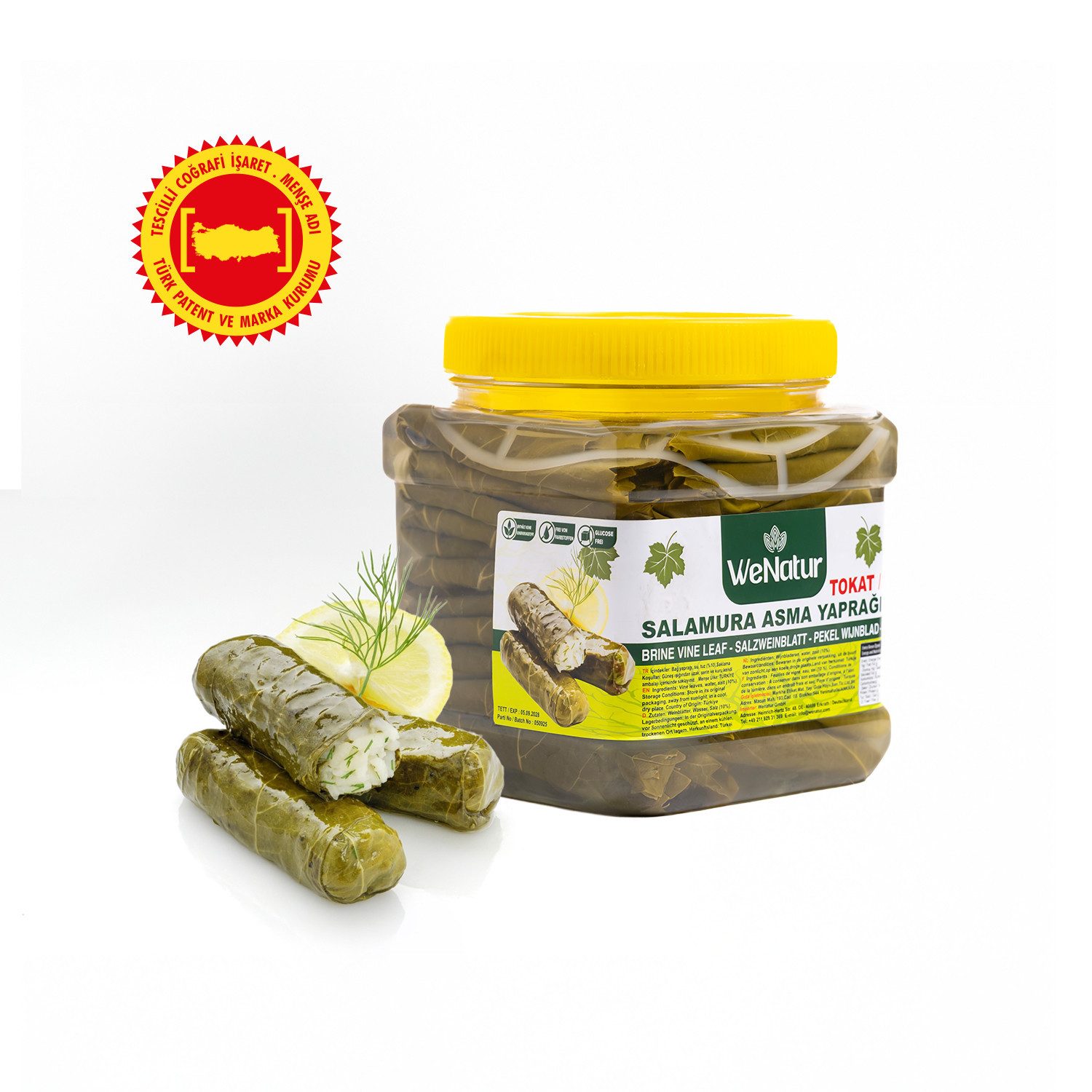 We_Natur Gemüsekonserve Salzlake Weinblätter – Traditionell, lokal & ohne Zusatzstoffe