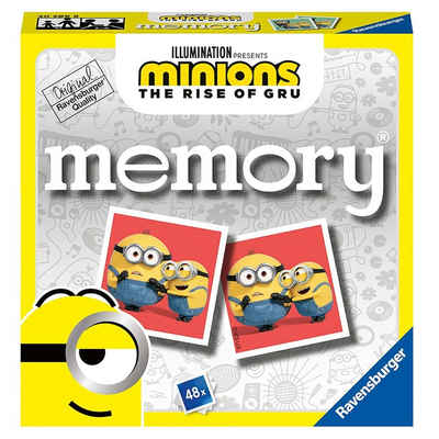 Ravensburger Spiel, Memory Mini Memory® Minions The Rise of Gru 48 Bildkarten Ravensburger