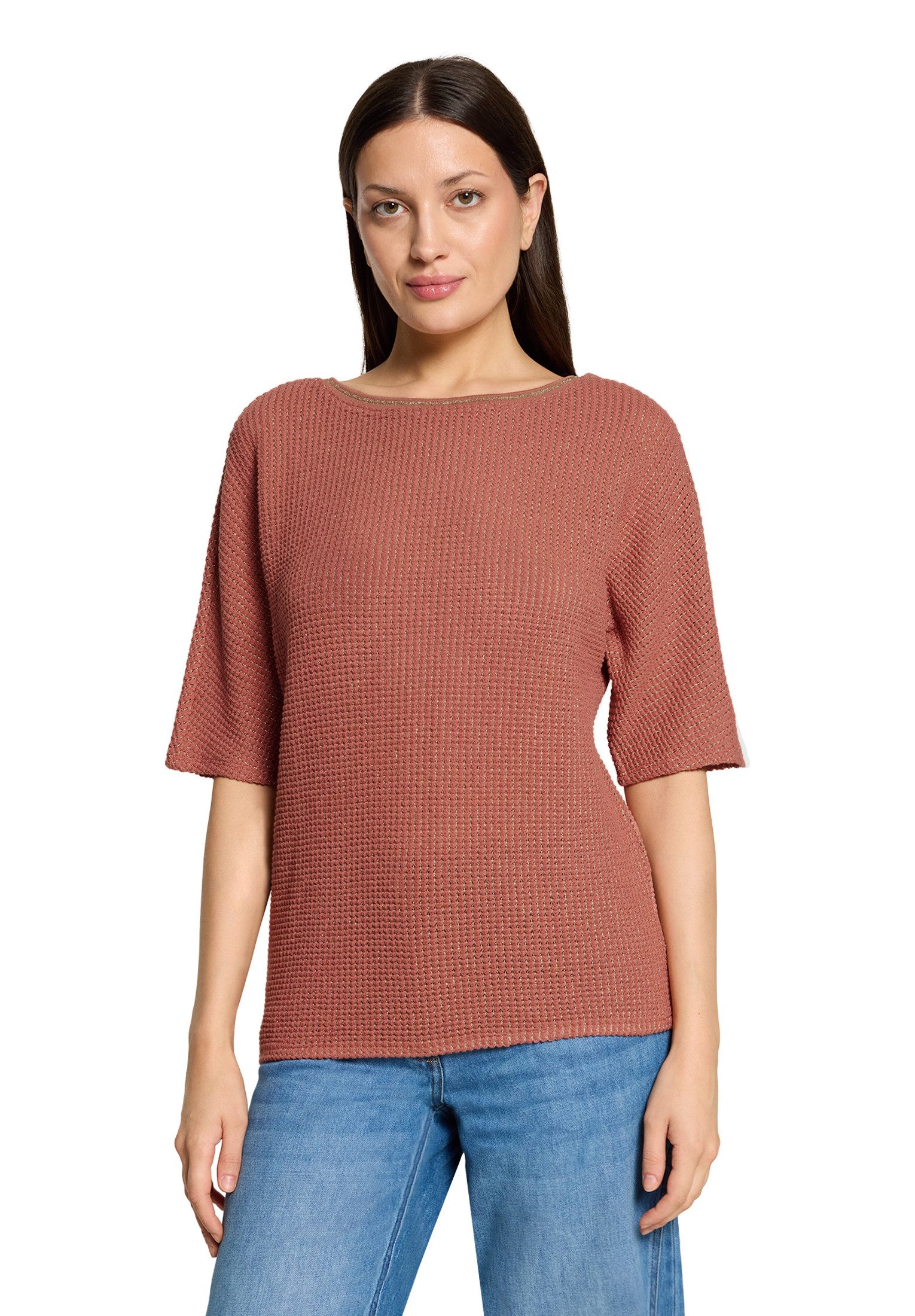 Betty Barclay Kurzarmshirt Damen mit Struktur (1-tlg)