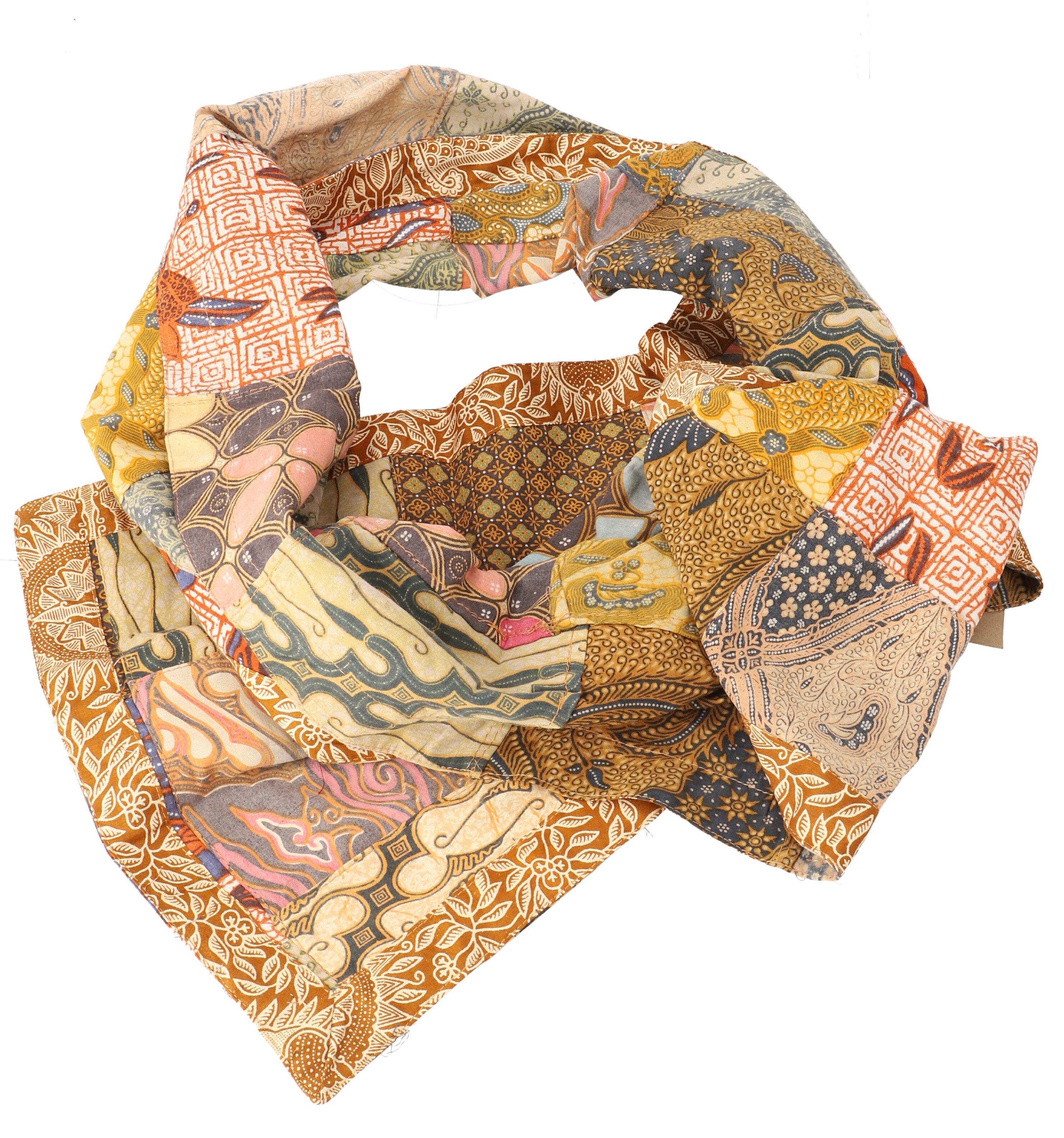 Guru-Shop Halstuch Unikat upcycling Baumwoll Patchworkschal,..