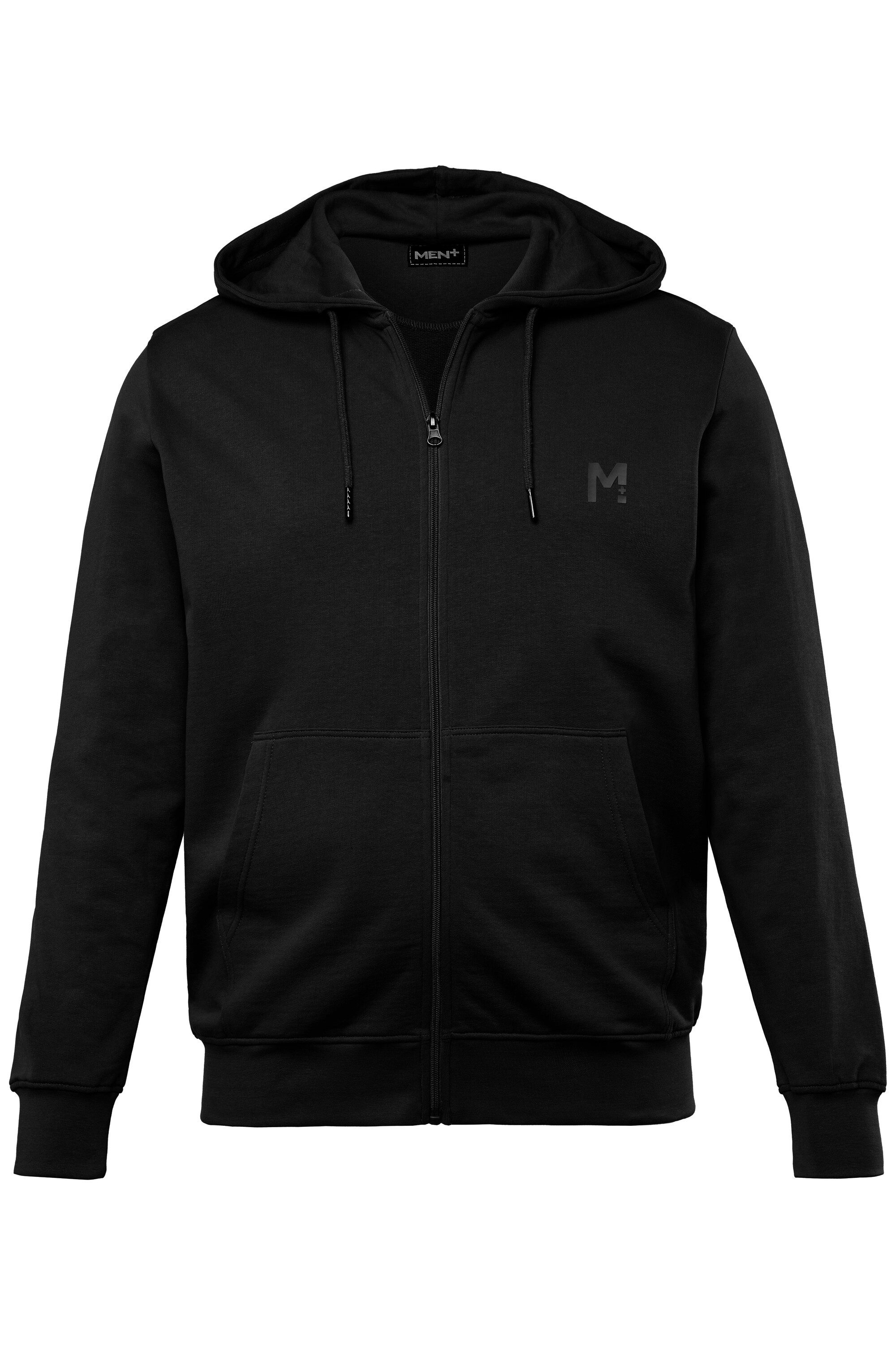 Men Plus Sweatshirt Kapuzen-Sweatjacke Basic günstig online kaufen