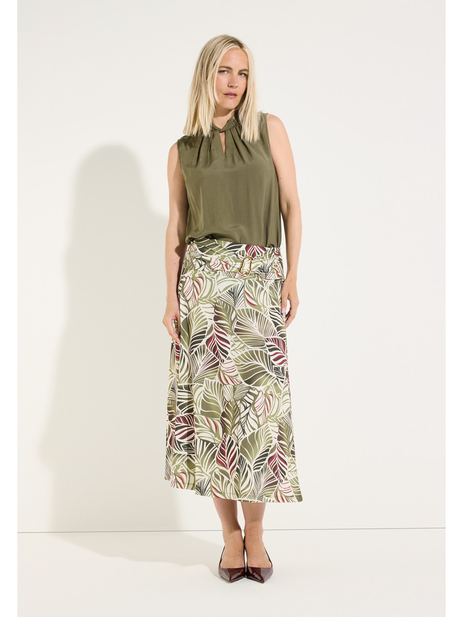 MORE&MORE Blusentop feminines, leichtes Blusentop