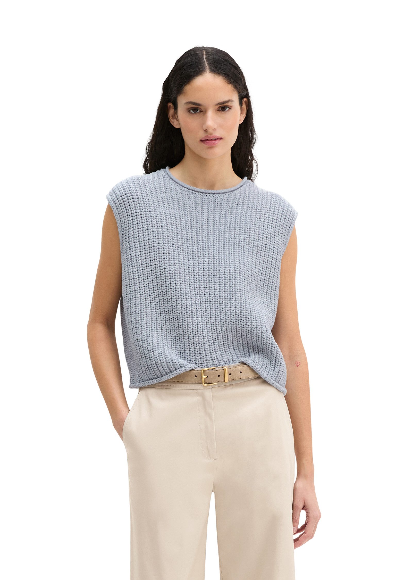 Marc O'Polo Pullunder Loose Fit, melierte Optik günstig online kaufen