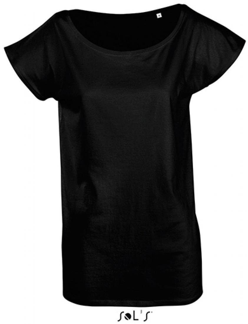 SOLS Rundhalsshirt Damen T-Shirt Marylin / Weiter Halsausschnitt