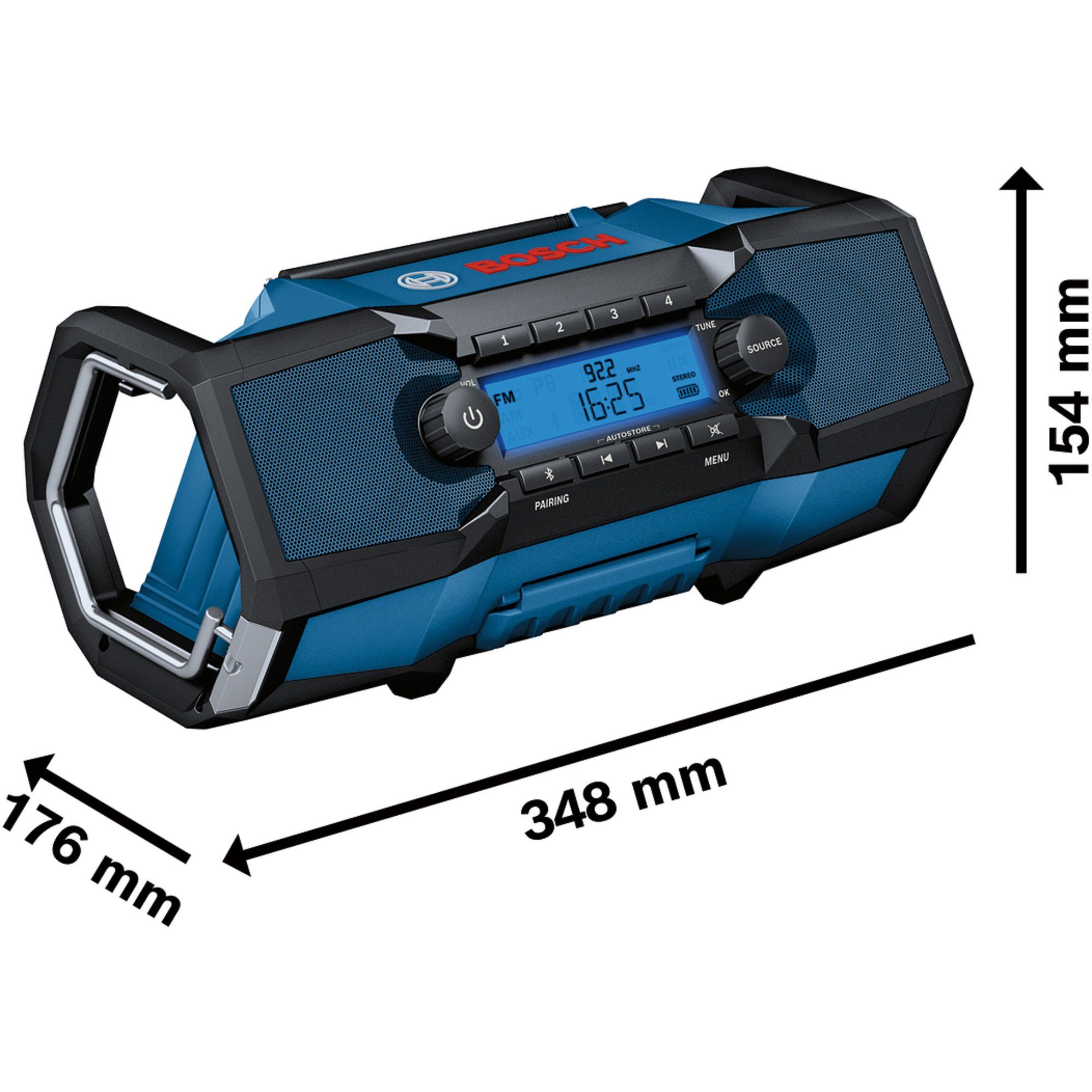 Bosch Professional Bosch Professional GPB 18V-2 C, Baustellenradio, Radio