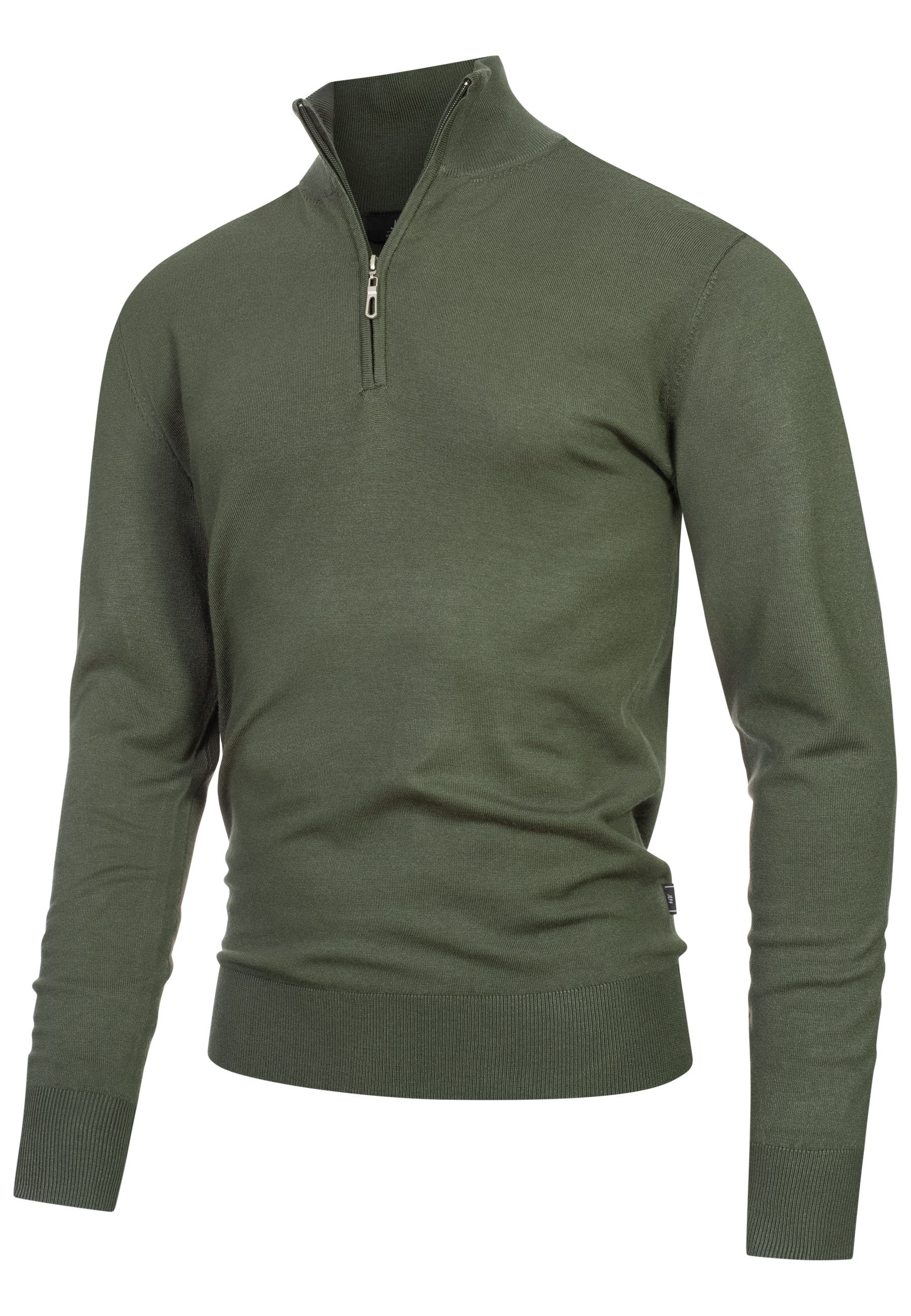 Jeff Strickpullover Frankie Feinstrickpullover mit Stehkragen günstig online kaufen