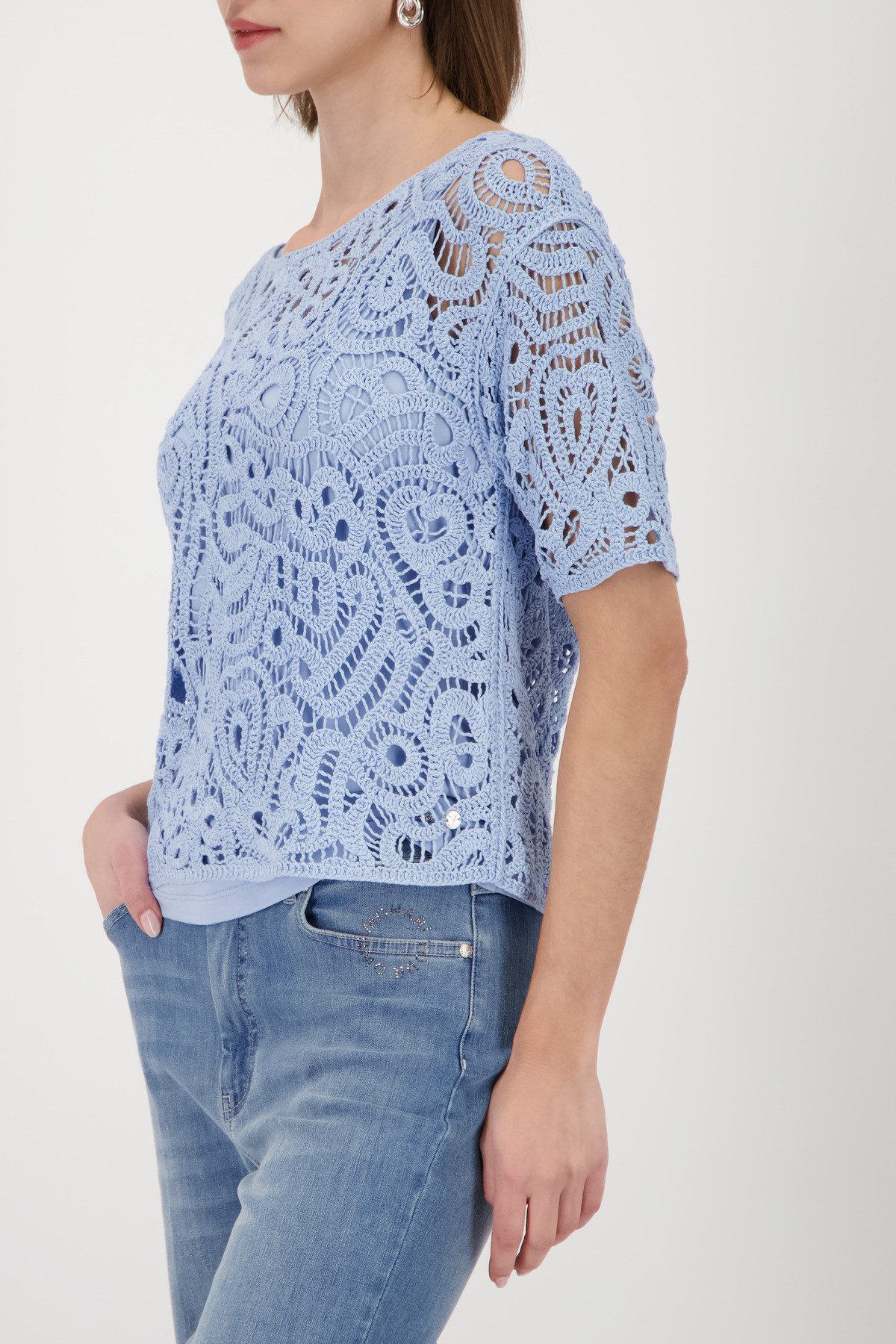 Monari Strickpullover Regular fit mit Cornelly-Muster