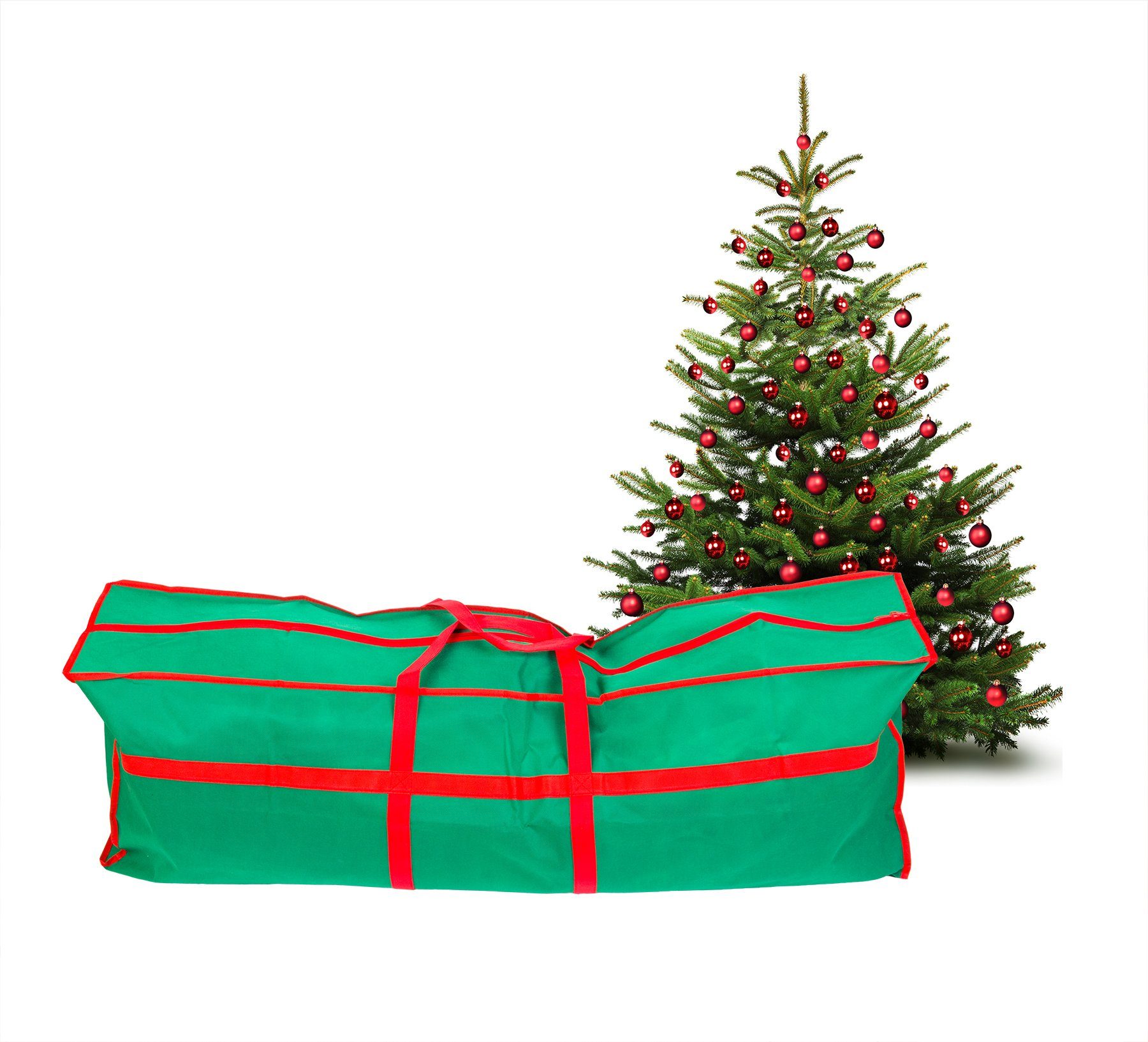 Halatua Weihnachtsbaum-Aufbewahrungstasche – 210D Oxford-Tasche, extra  große Weihnachtsbaum-Aufbewahrungstasche mit 4 Griffen und breiter Öffnung  –