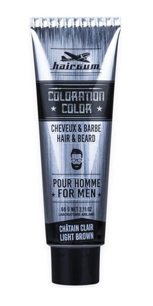 Hairgum Haarfarbe Hairgum Hair&Beard Colour Light Brown 5.1 60gr