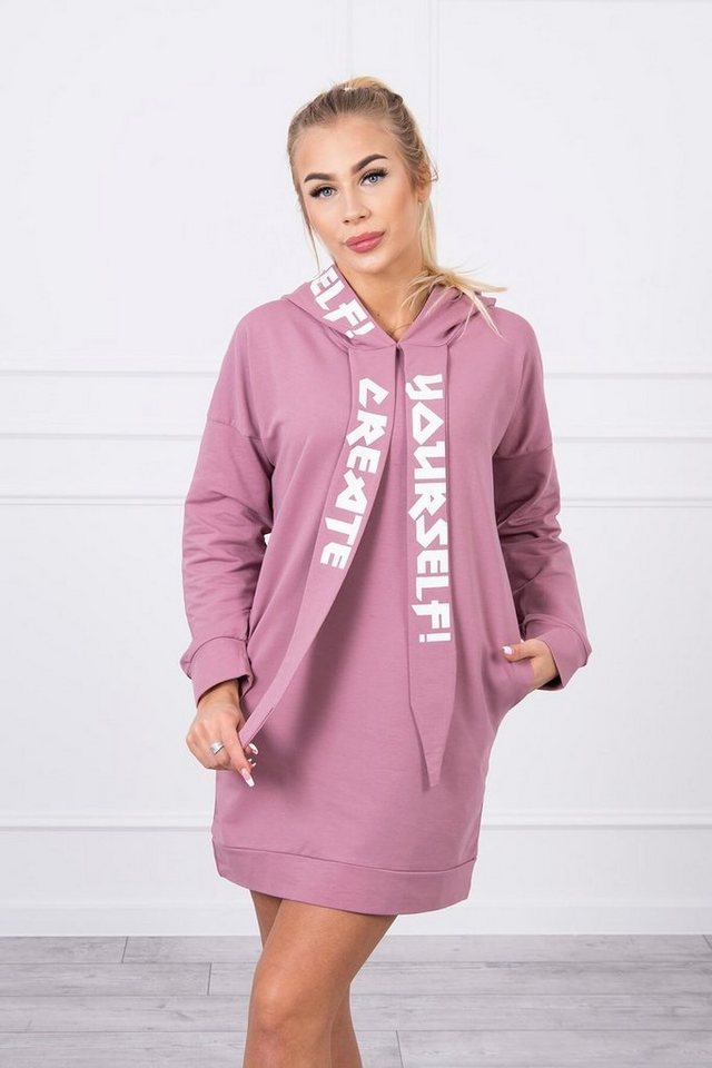 Kesi Sweatkleid Kesi Damen Sweatkleid Kapuzenkleid Hoodies mit langen Ärmeln