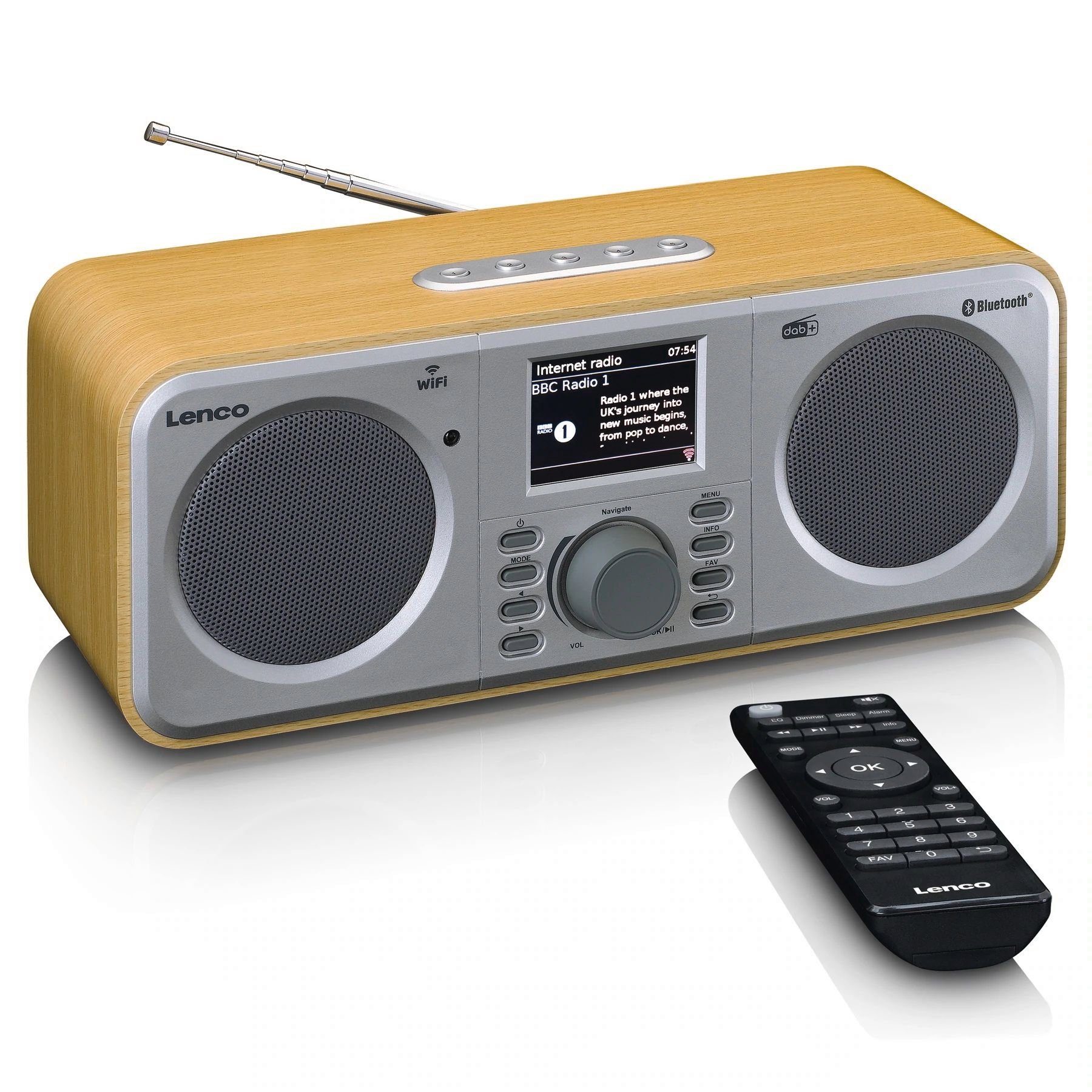 Lenco DIR-141 Internet-Radio braun | Internetradios