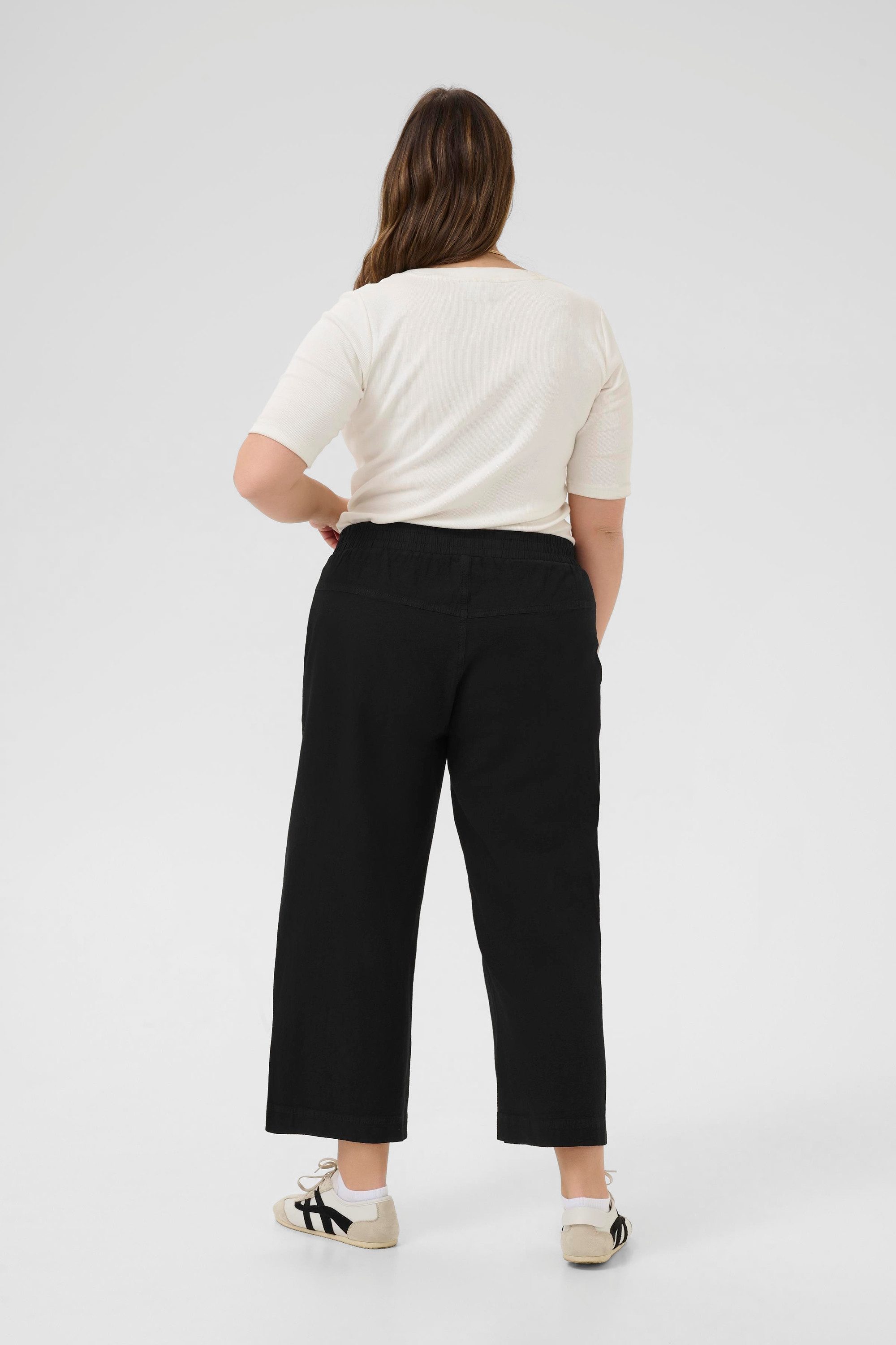 KAFFE Curve Stoffhose Casual Hose KCnana Große Größen