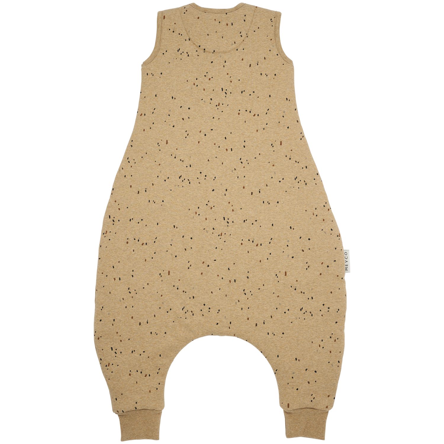 Meyco Baby Babyschlafsack Mini spot Toffee Melange (95% Baumwolle / 5% Elastan, 1 tlg), 80cm – Bild 3 von 4