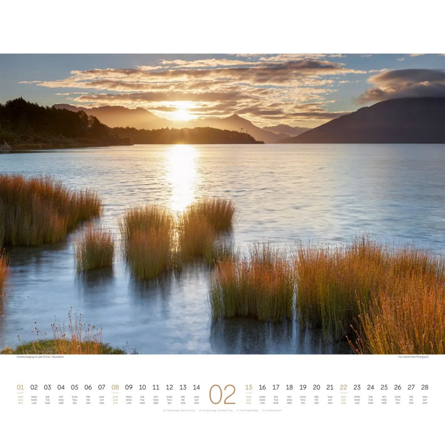 Ackermann Wandkalender Wasser Kalender 2026