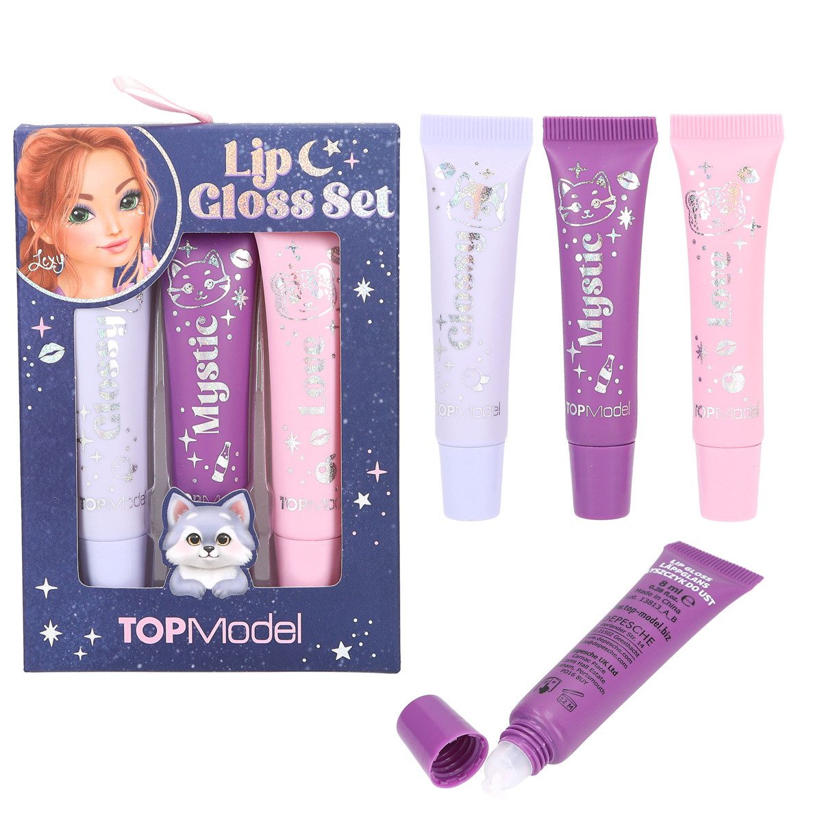 Depesche Styropor-Teil DEPESCHE TOPModel Lipgloss 3er Set Beauty And Me