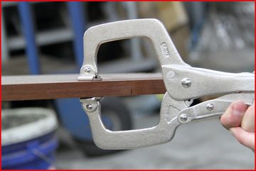 KS Tools Gripzange, Schweiß-Klammer, beweglichen Spannbacken 0-100 mm