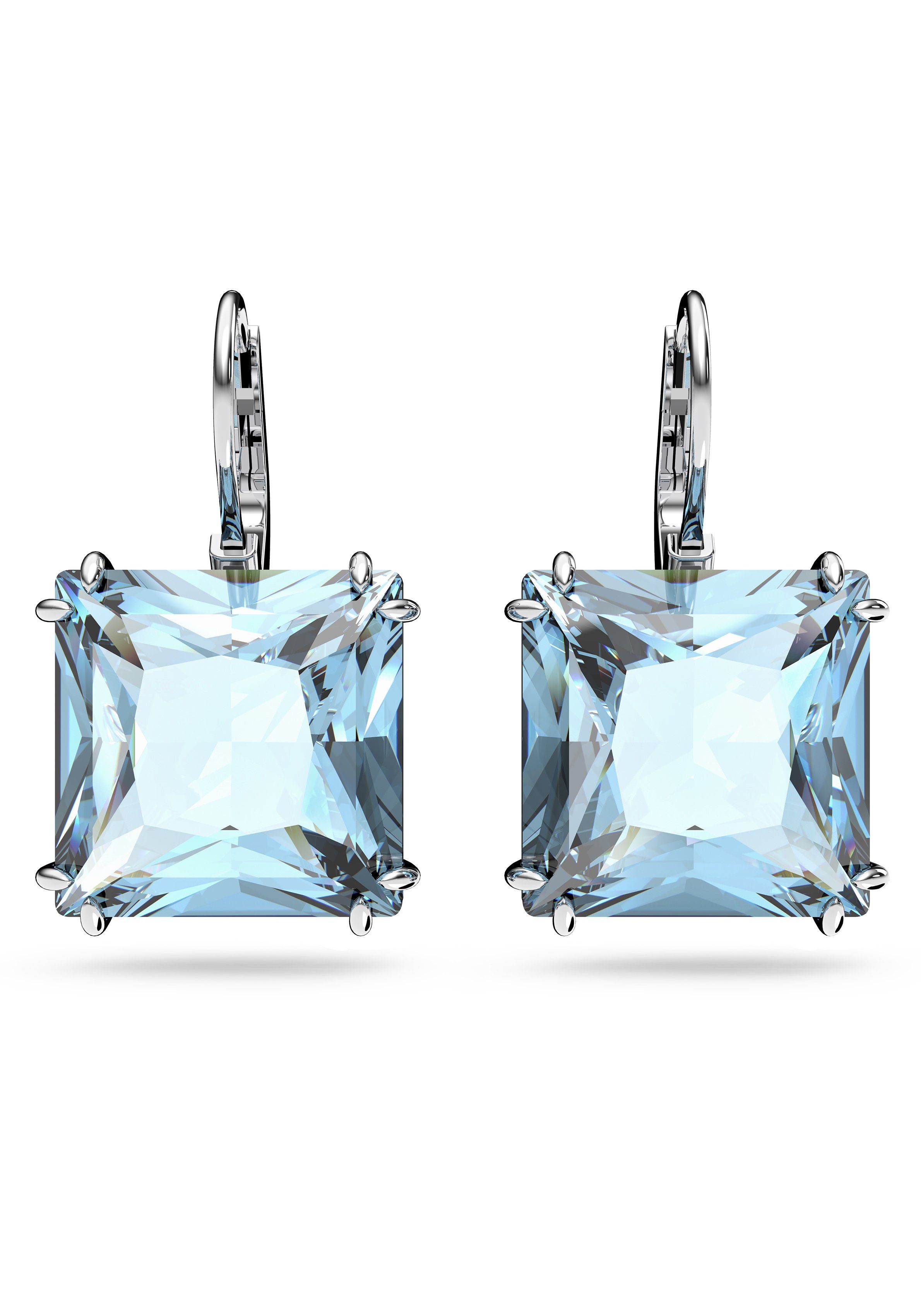 SWAROVSKI Paar Ohrhänger Millenia, Quadrat-Schliff, Kissenschliff, 5619472, 5619494, 5636564 mit Swarovski® Kristall mehr