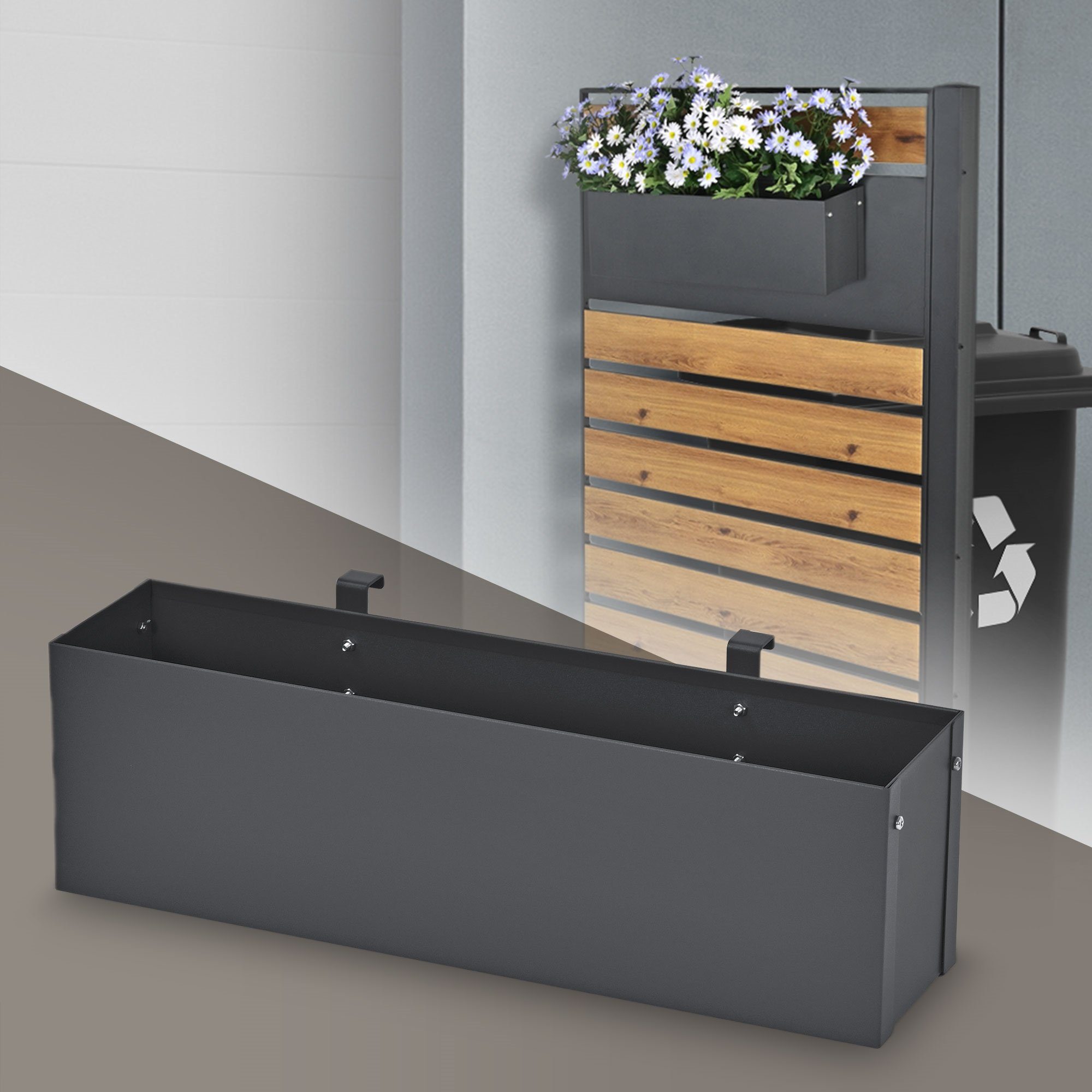 MLDESIGN Blumenkasten Blumenkasten Pflanzkasten Balkonkasten