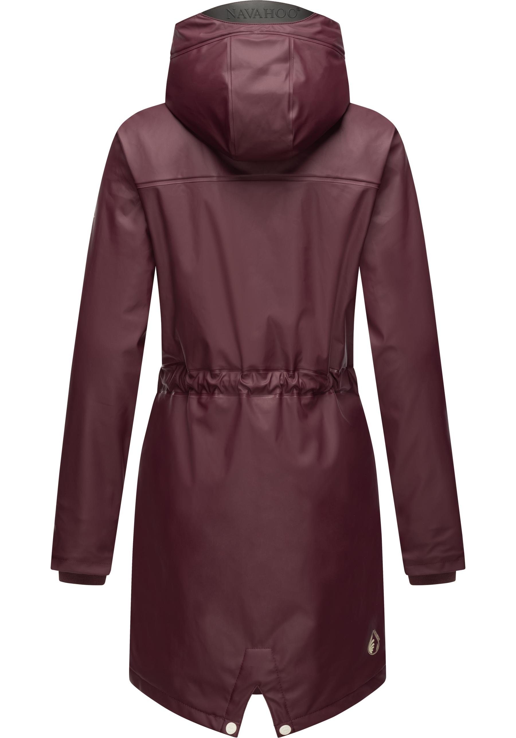 Navahoo Regenjacke Flower of Ocean Wasserdichter Damen Outdoor Regenmantel